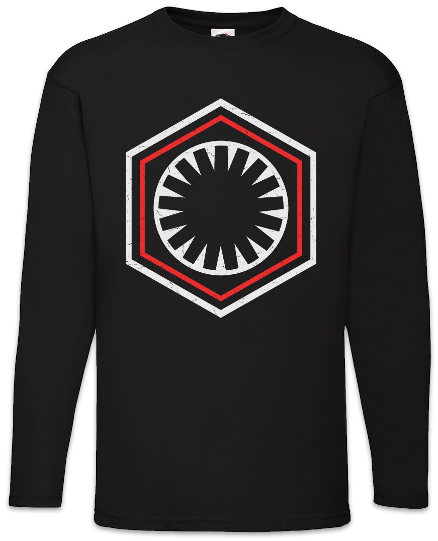 Langarmshirt First Order Logo Langarm T-Shirt Wars Krieg Empire Imperium Star