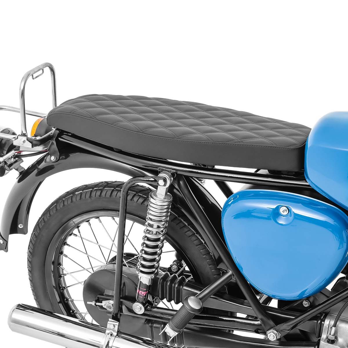 Craftride Sitzbank Gel Sitzbank flach VSG4 für Simson S50 S51 S70 Sitz