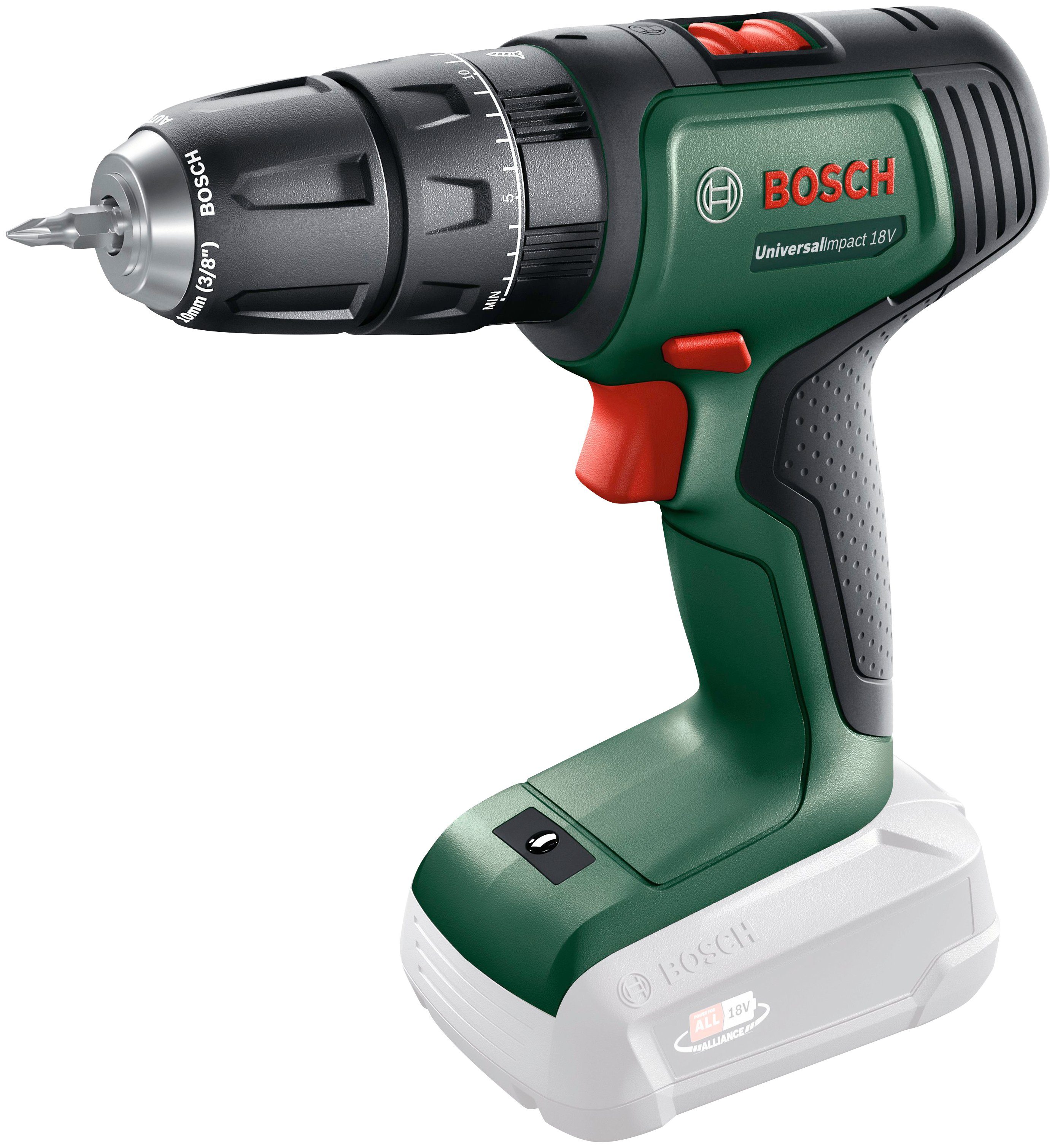 U/min, Bosch & Home und Garden 18V, Ladegerät Akku UniversalImpact ohne 1450 Akku-Schlagbohrschrauber max.