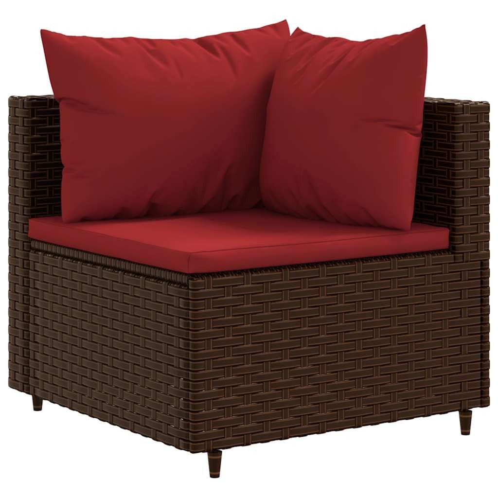 vidaXL Gartenlounge-Set 5-tlg. Garten-Lounge-Set mit Kissen günstig online kaufen