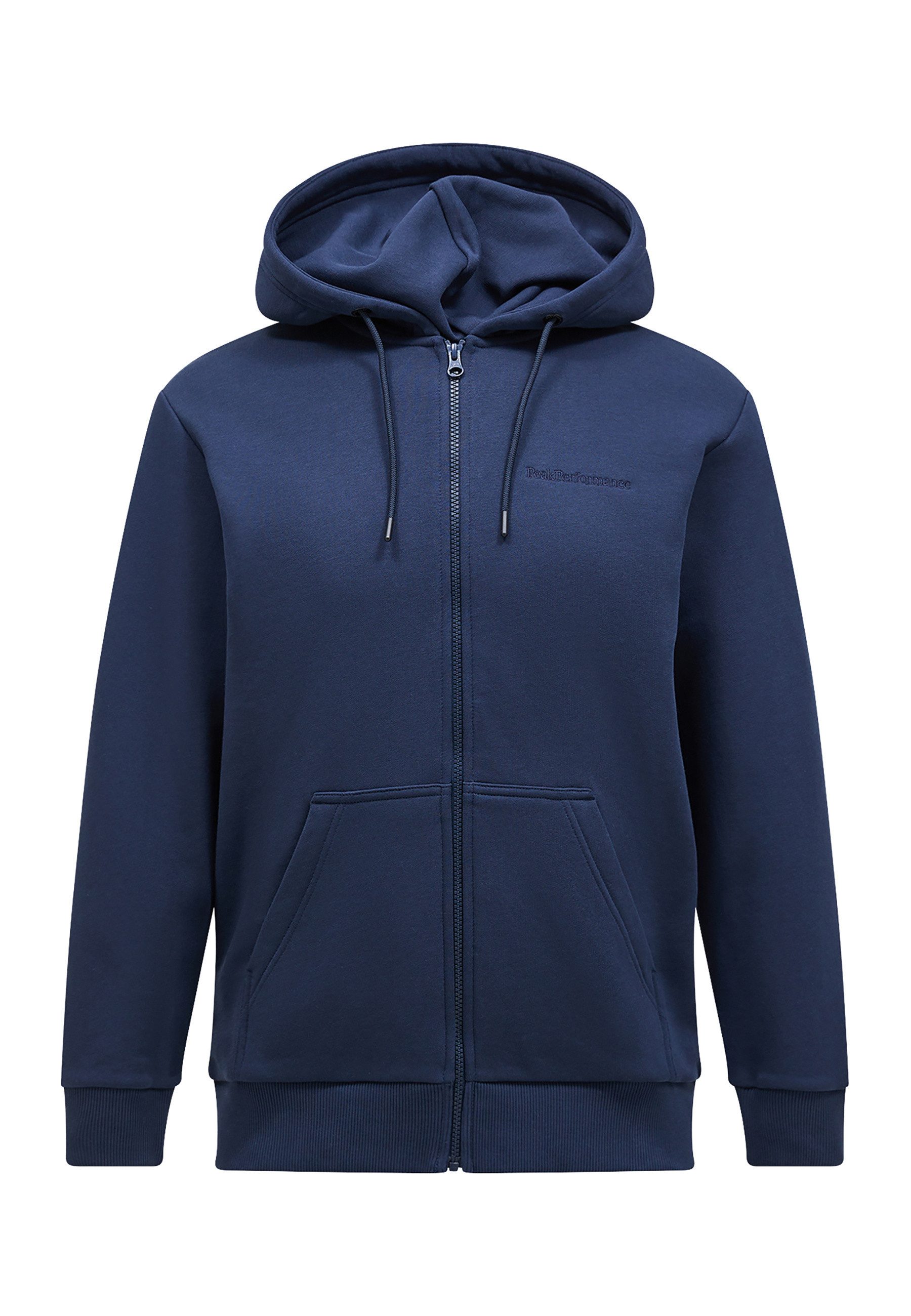 Peak Performance Kapuzensweatshirt M Original Small Logo Zip Hood mit Kapuze