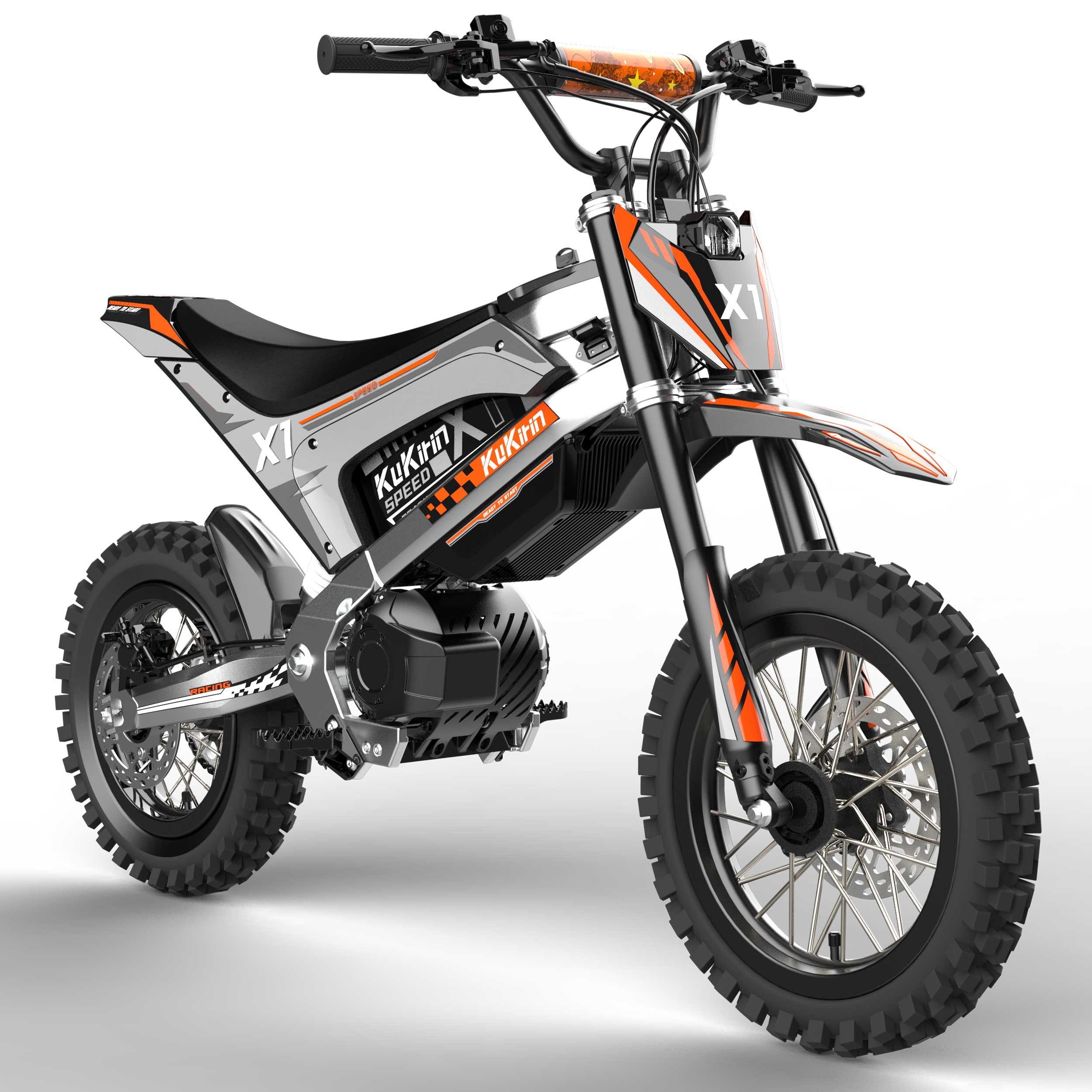 Vankel E-Scooter KuKirin X1 Elektro-Dirtbike 1000W 998Wh 48V 20,8Ah 50km/h Max.40Km, Keine Straßenzulassung: ausschließlich auf Privatgelände verwenden