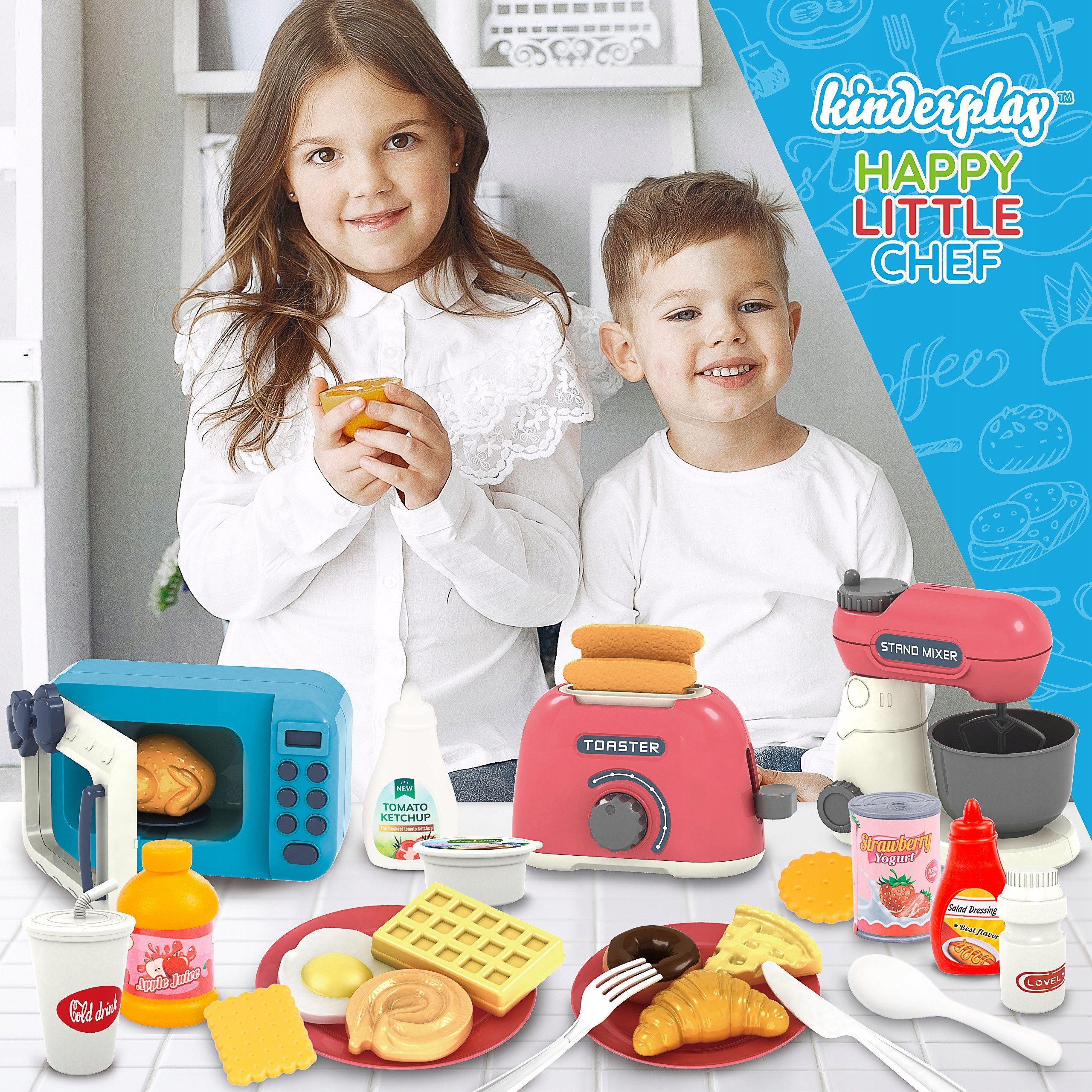 kinderplay Spielküche Kinder Küchen-Set – realistisches Spielzeug – Kochen günstig online kaufen