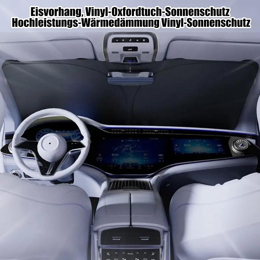 Heyork Car Sunshade, Foldable Windshield Sun Visor for Cars, SUVs, and Trucks