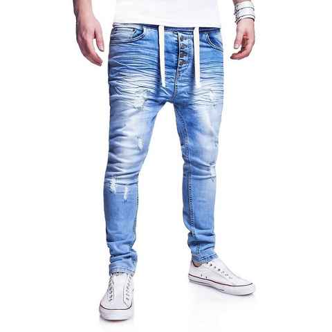 behype Slim-fit-Jeans Mood im coolen Jogger-Stil