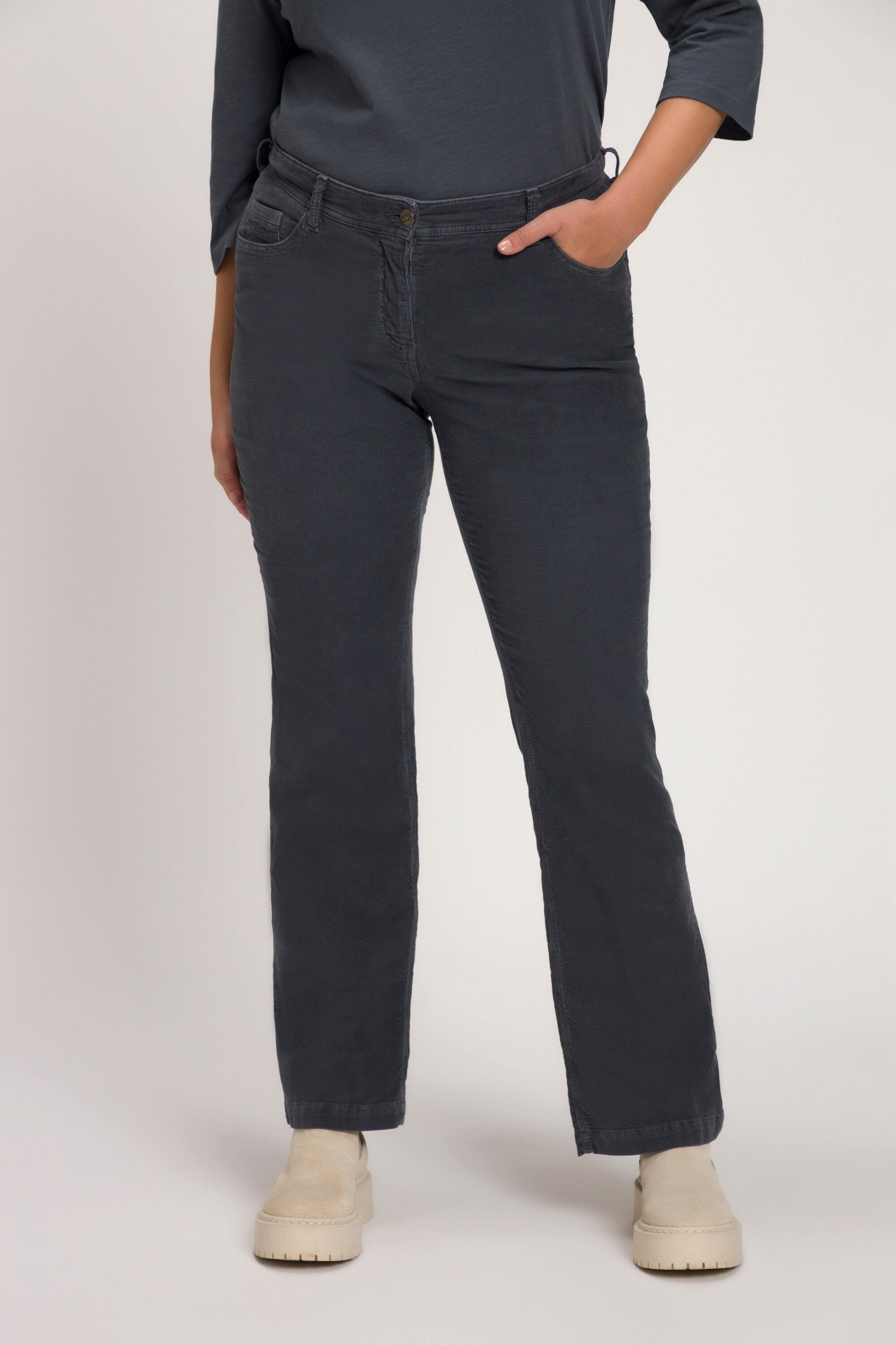 Ulla Popken Mezclilla Estrecha Marlene Mandy Jeans, Azul Oscuro, 32W / 32L Para Mujer