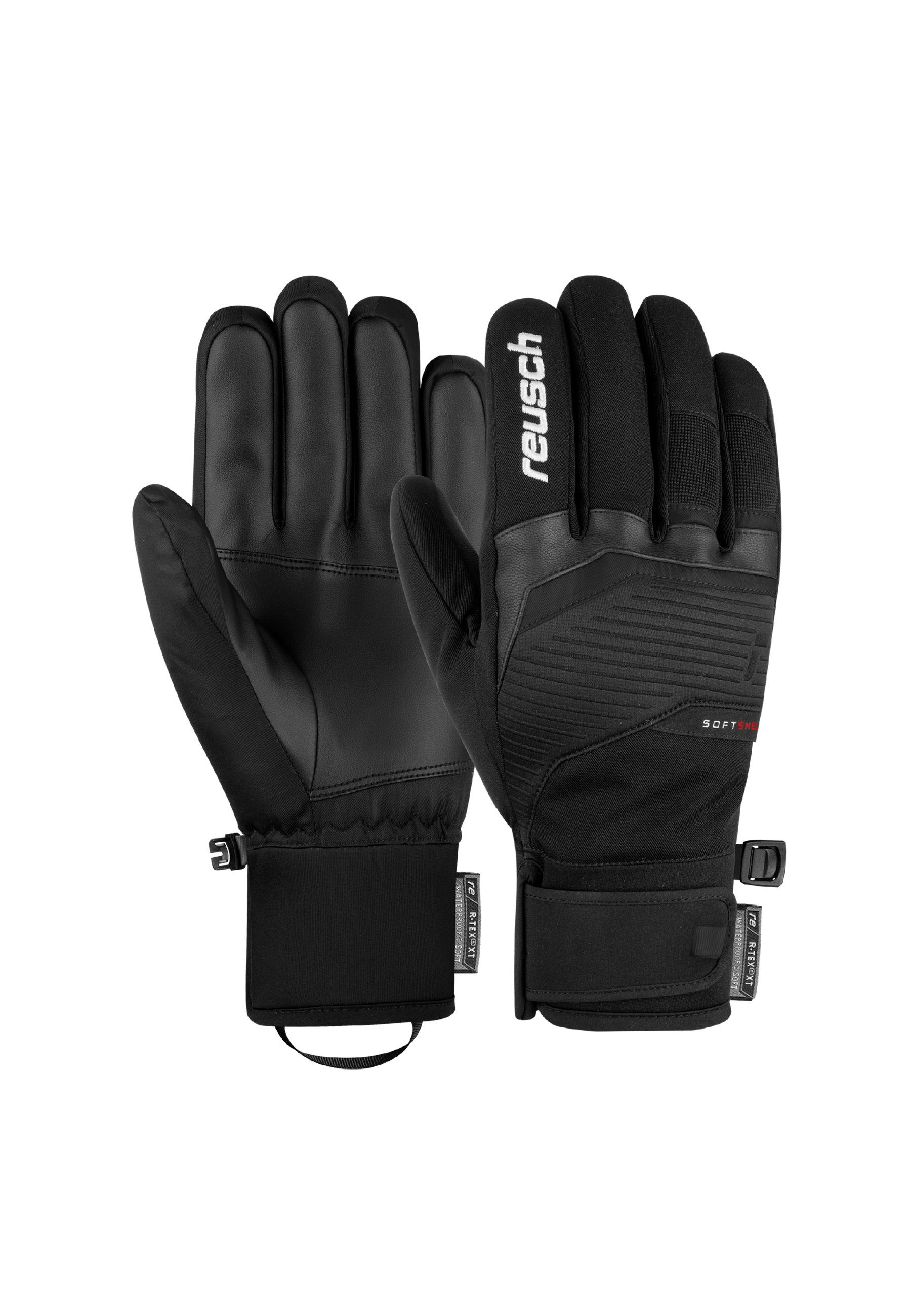 Reusch Skihandschuhe Venom R-TEX® XT aus schwarz-schwarz und Material atmungsaktivem wasserdichtem