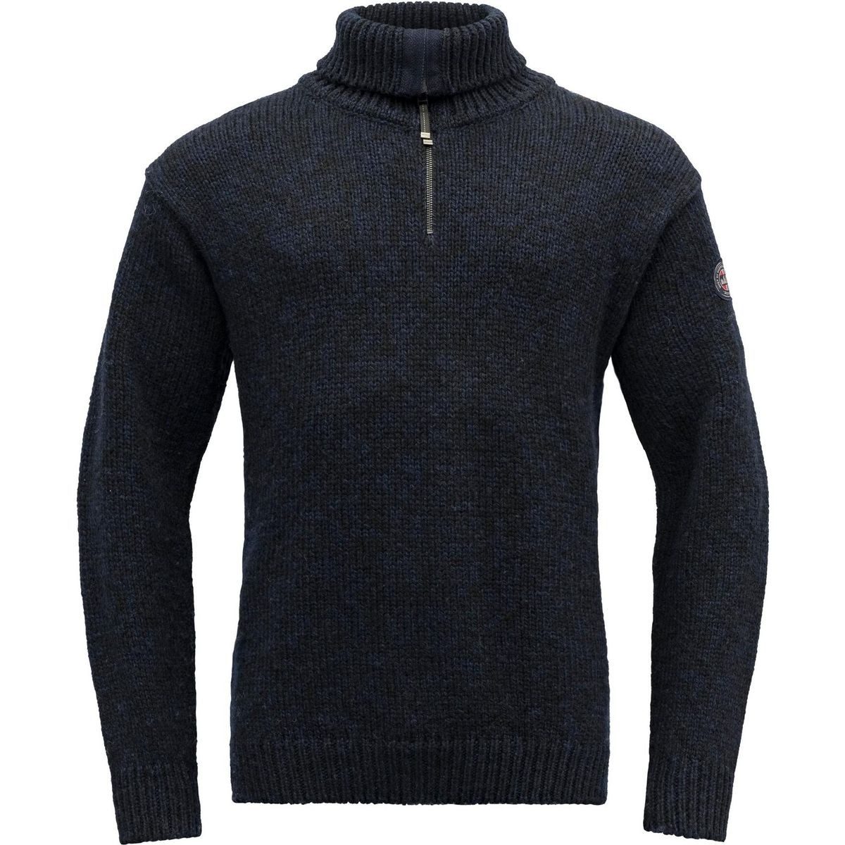 Devold Sweatshirt Nansen Wool Zip Neck Ein klassischer Wollpullover mit Reißverschluss, der auf jeder Tour