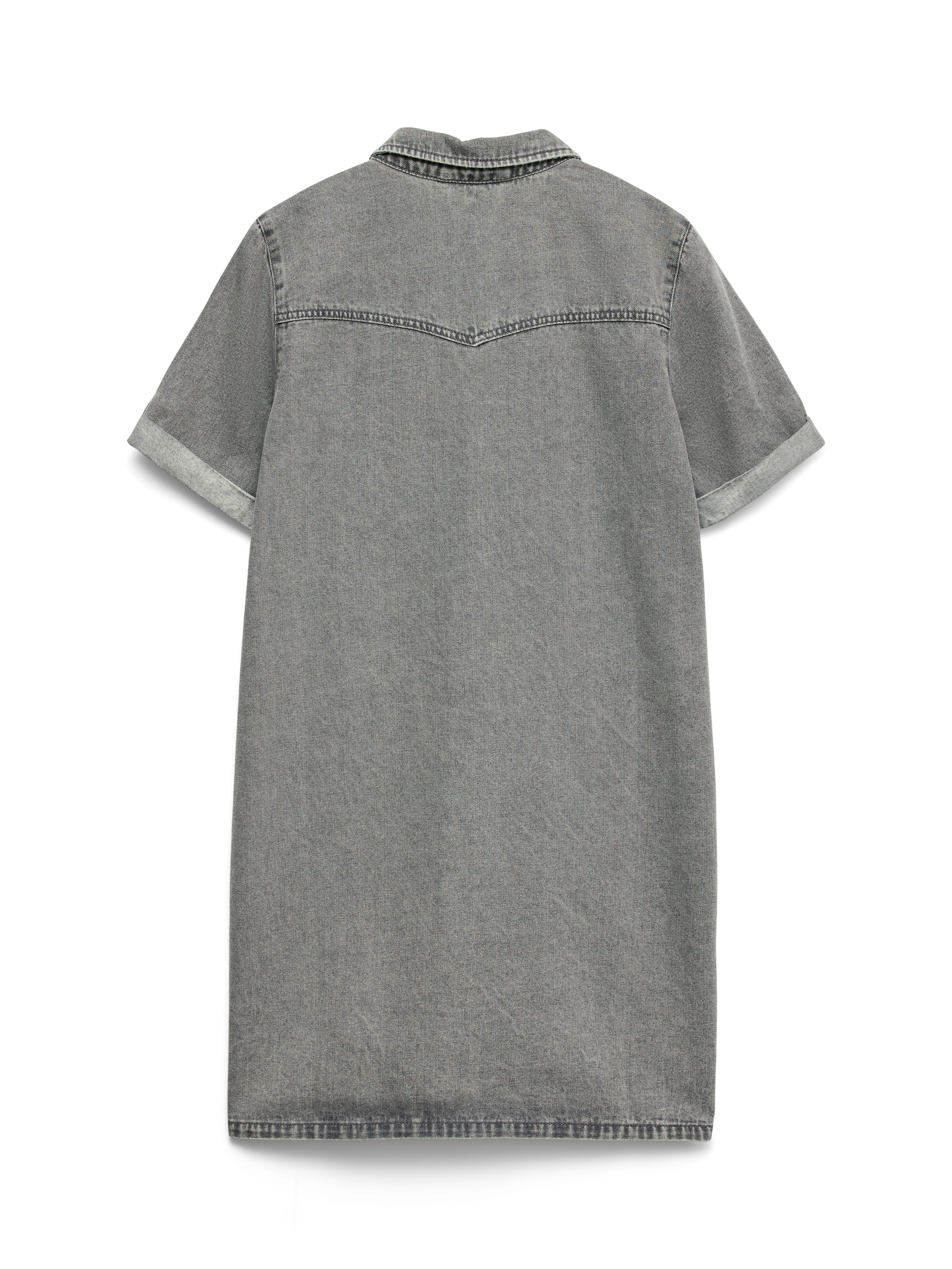 Vero Moda Jeanskleid VMJENNIE SS SHORT DENIM DRESS NOOS