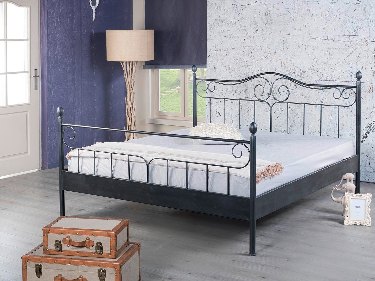 BedBox Metallbett Virgina, stabiles und formschönes günstig online kaufen