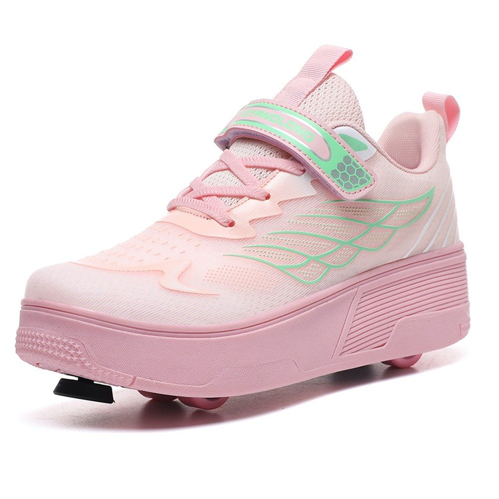 HUSK'SWARE Rollschuhe, (Sicher & Komfortabel, Perfektes Geschenk für Kinder), Zwei stilvolle Farben 2-in-1 Design
