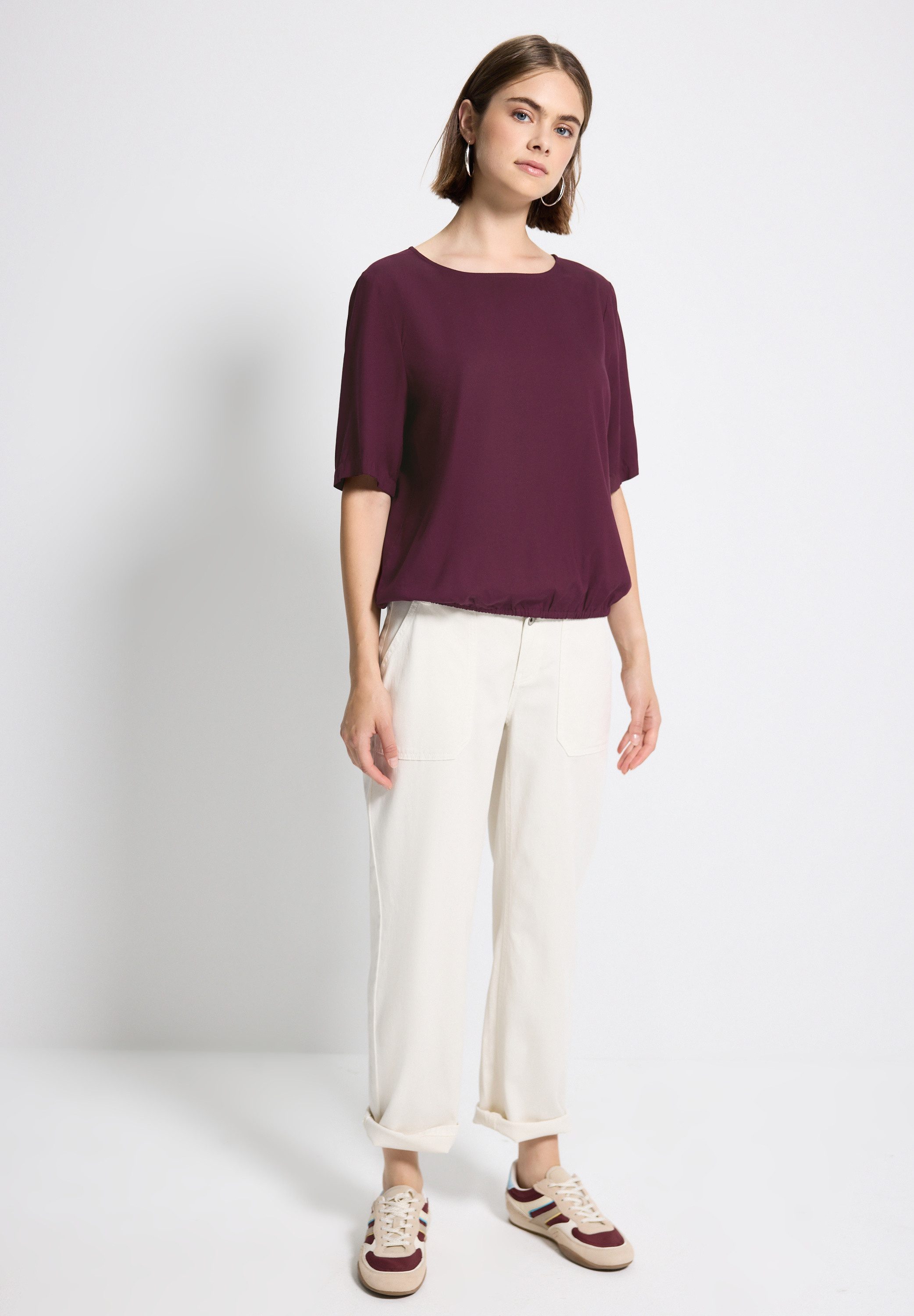 STREET ONE STUDIO Shirtbluse aus softer Viskose