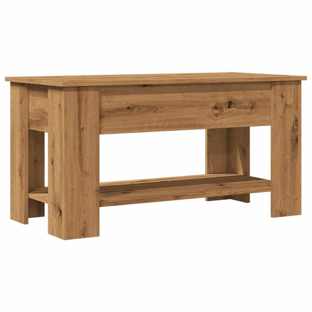 vidaXL Couchtisch Couchtisch Artisan-Eiche 101x49x52 cm günstig online kaufen