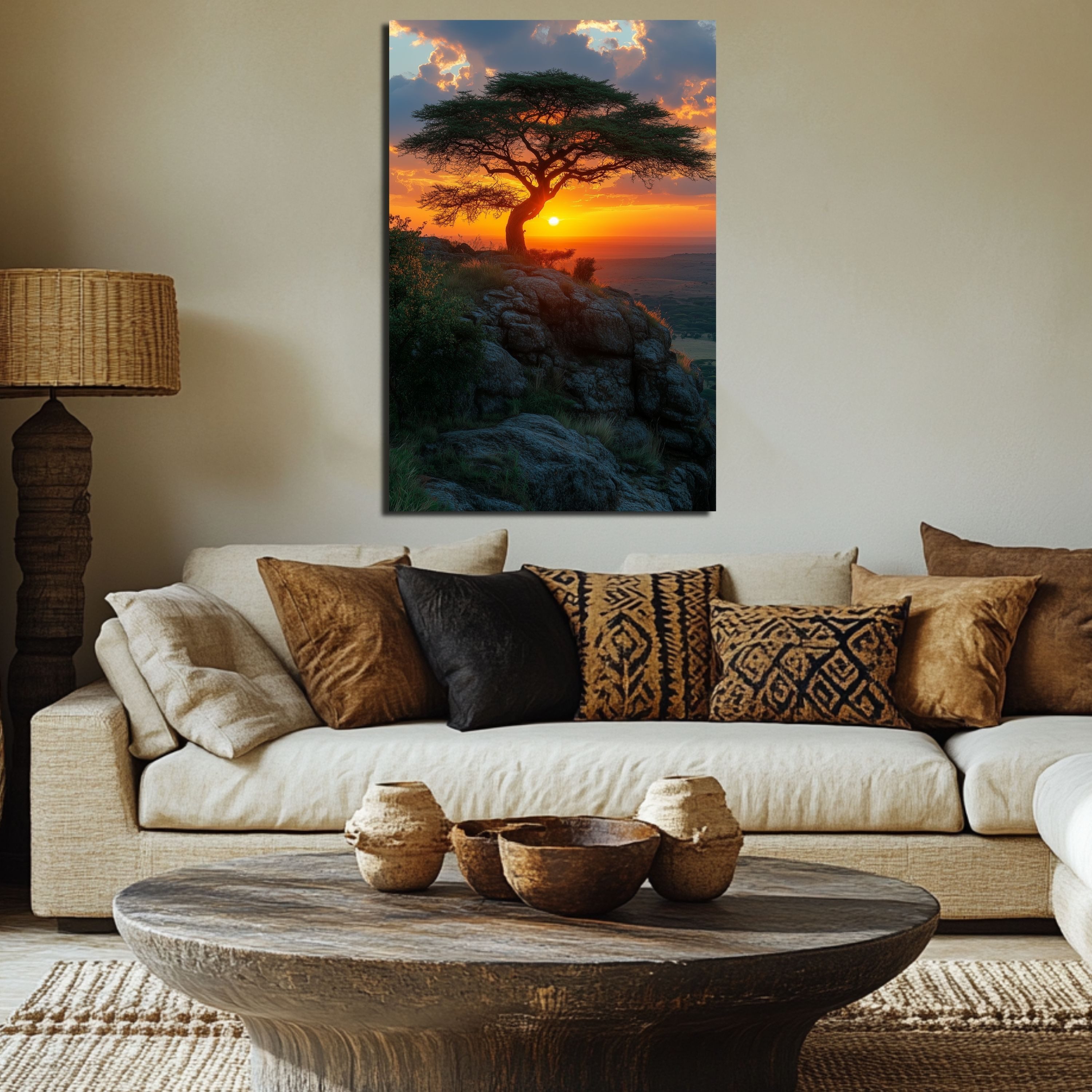 DARO Design Leinwandbild Modern Abstrakt Wandbilder XXL Wandbild Wand Deko günstig online kaufen