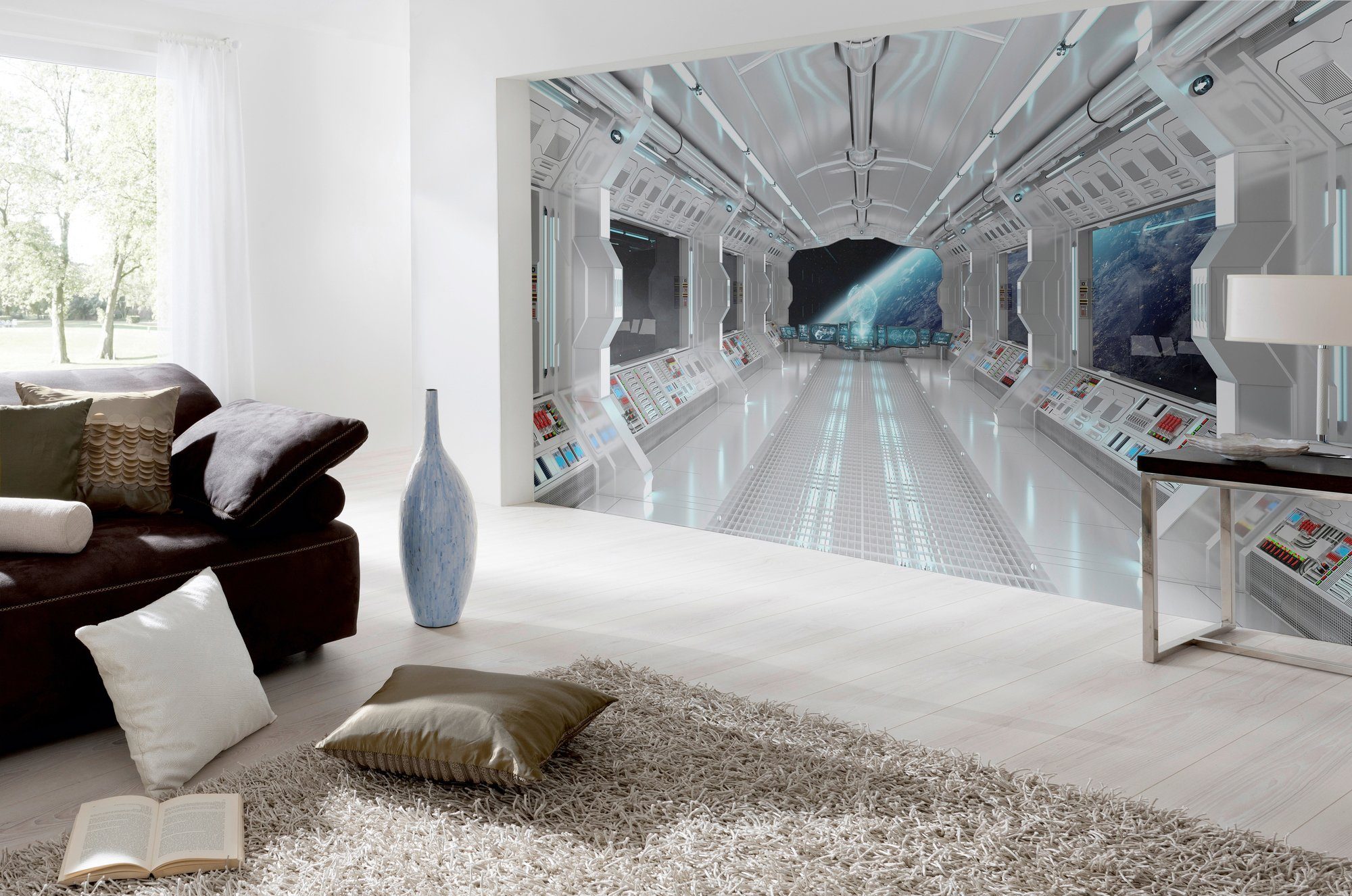 Architects Paper Fototapete Spaceship, (Set, 5 St), Vlies, Wand, Schräge