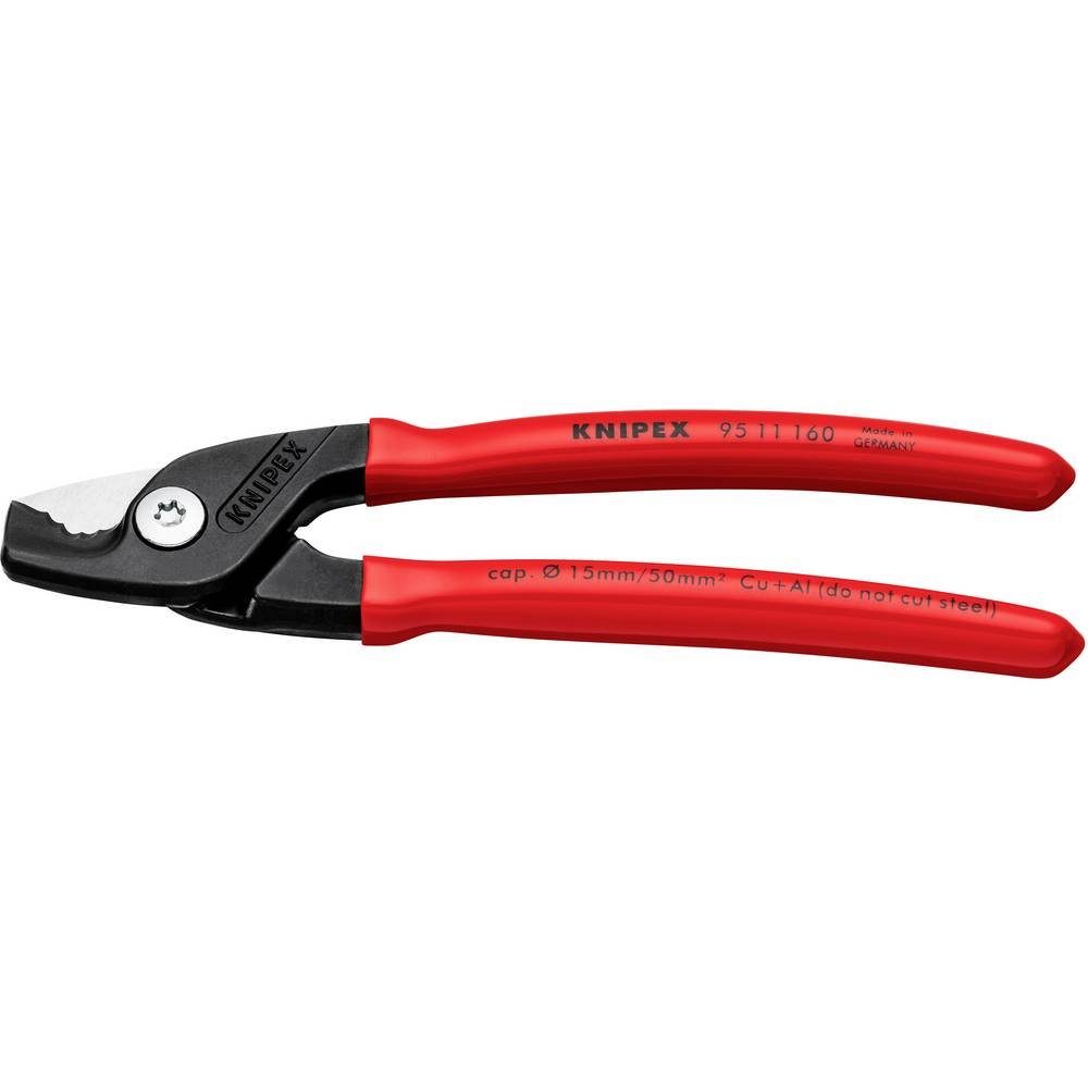 Knipex Kabelschere Kabelschere mit Stufenschnitt mit