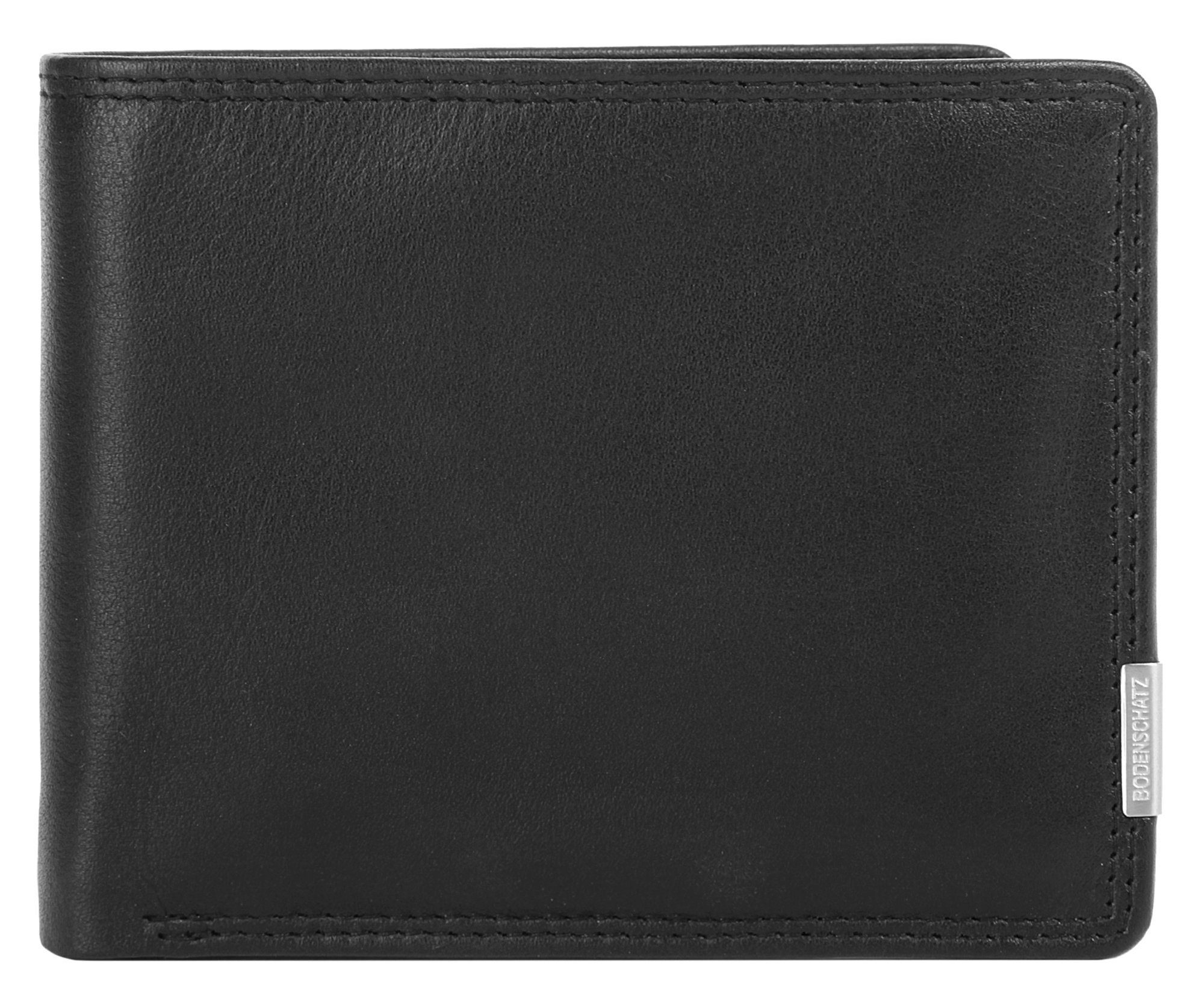 BODENSCHATZ Geldbörse TWOinONE, echt Leder