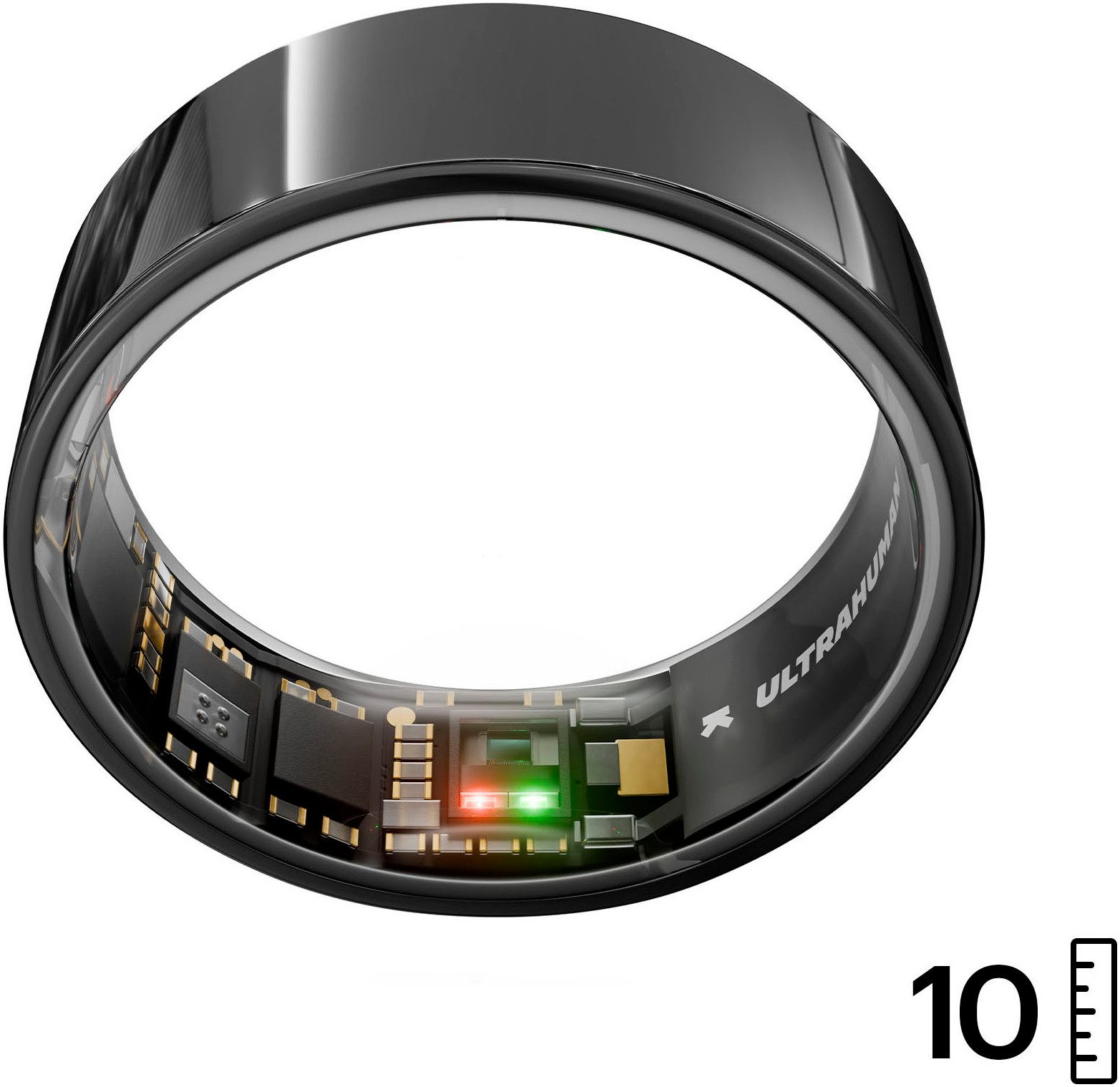 Ultrahuman Activity Tracker Smartring AIR - Size 10, Schlaf- und Fitness-Tracker für Frauen und Männer