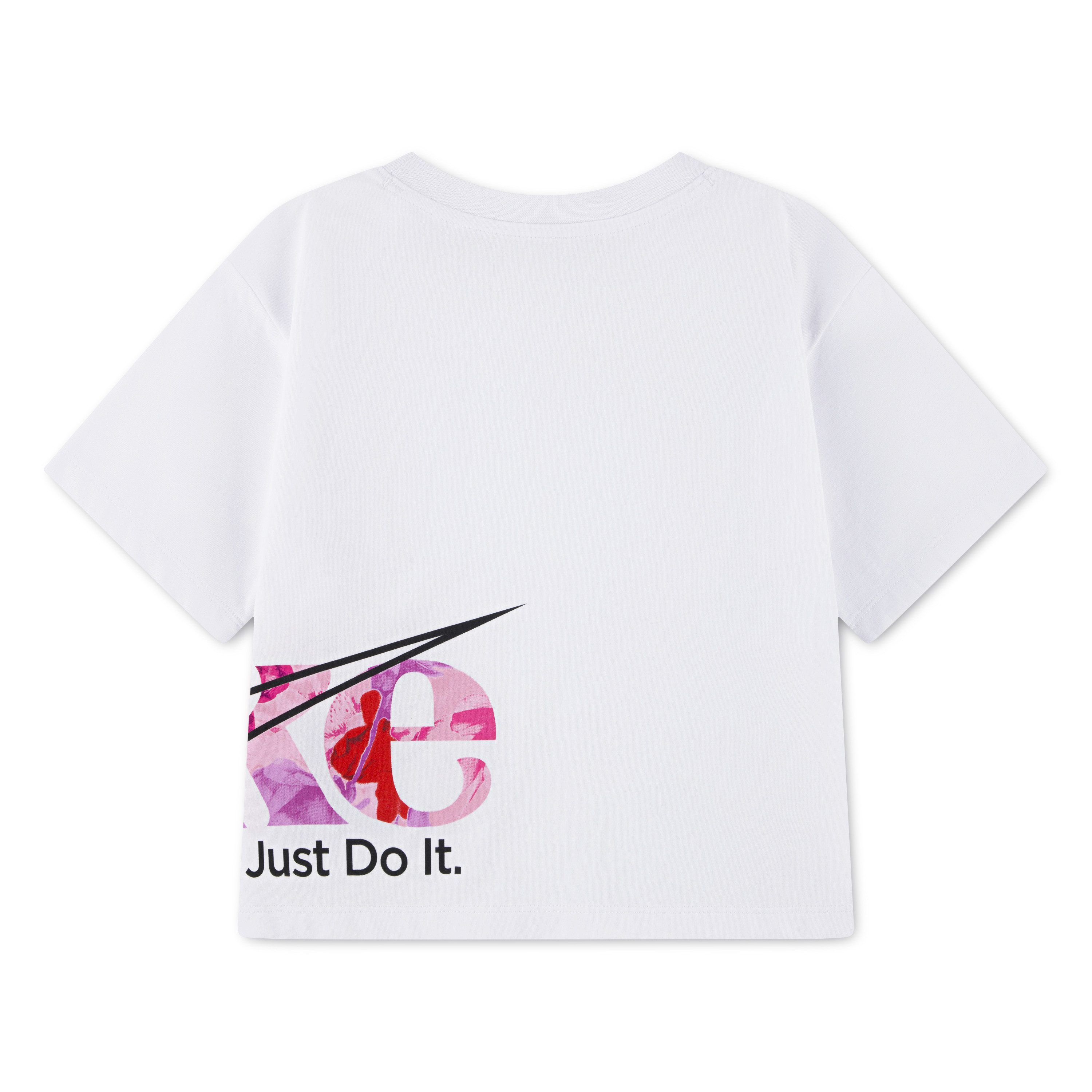 Nike Sportswear T-Shirt NKG MOVE WITH NATURE BOXY SS T aus Baumwolle und Polyester, mit Rundhalsausschnitt, ohne Verschluss