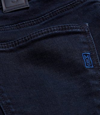 MEYER 5-Pocket-Jeans MEYER M5 REGULAR overdyed dark blue 362-9-6210.18