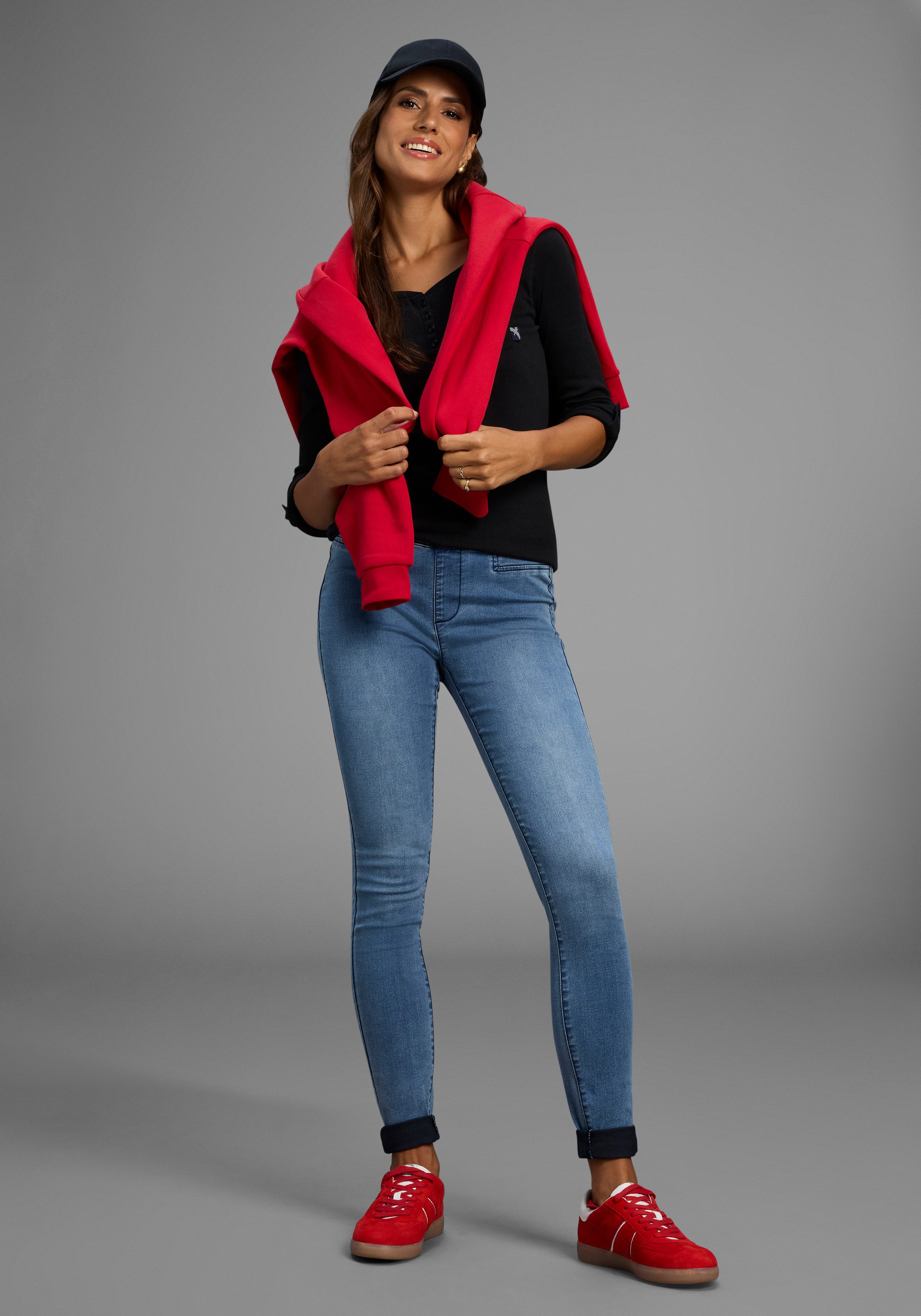 Arizona Jeansjeggings skinny. Reduzierter Preis € 32,99. Unverbindliche Preisempfehlung € 39,99, (€ 32,99 pro 1 Stk)