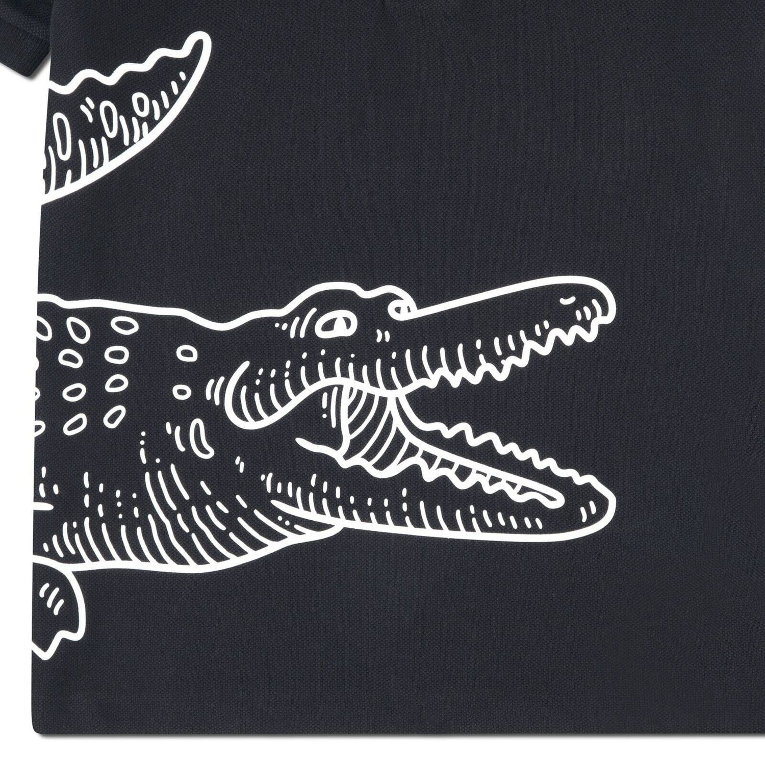 Lacoste Poloshirt Lacoste Petit Icon Kinder-Poloshirt schwarz