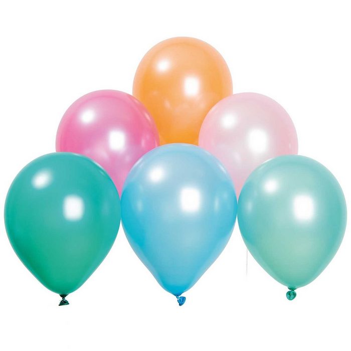 Rico Design Luftballon Luftballon Mix Pastell Matt