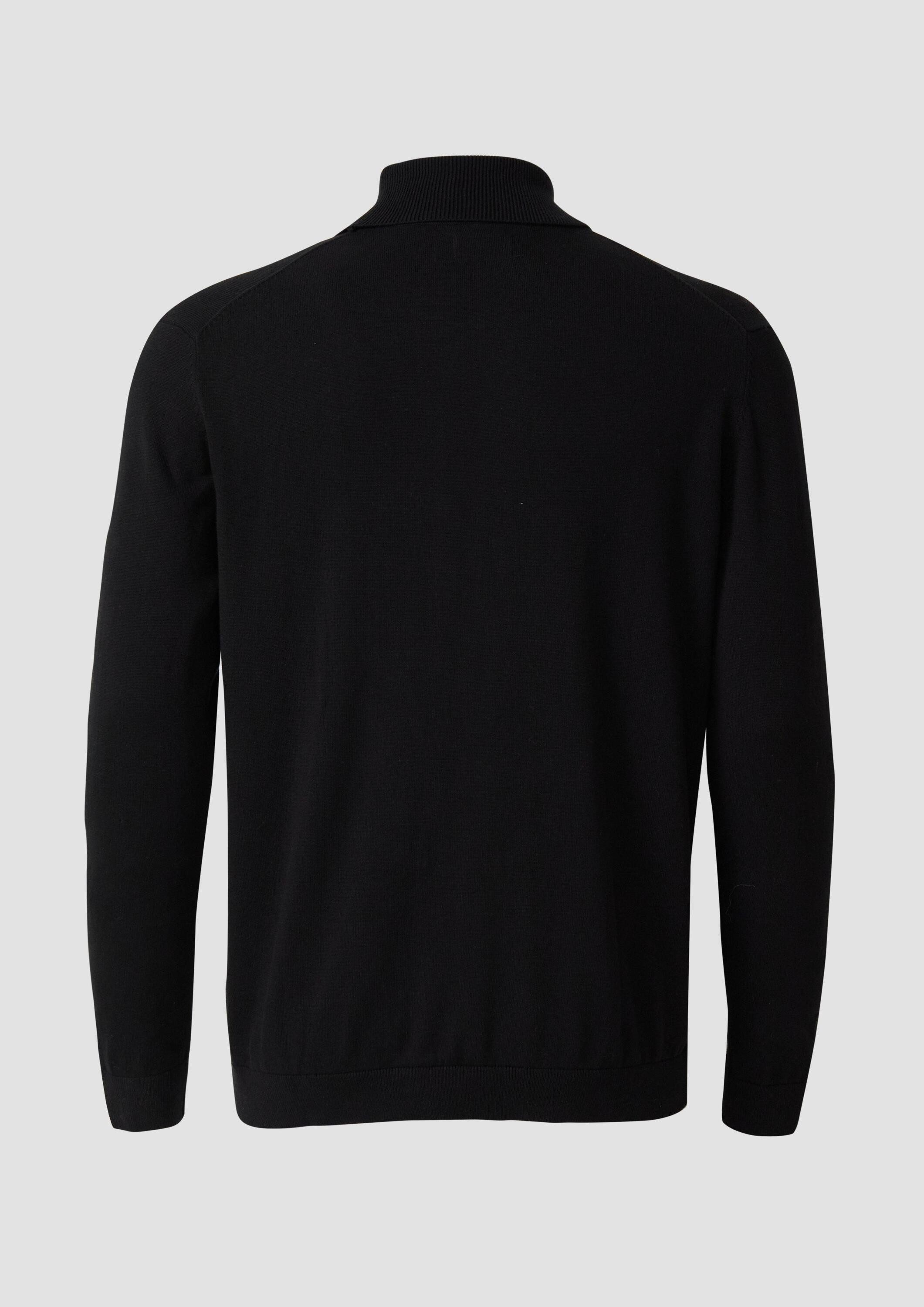 s.Oliver Longpullover Strickpullover Rollkragenpullover aus reiner günstig online kaufen