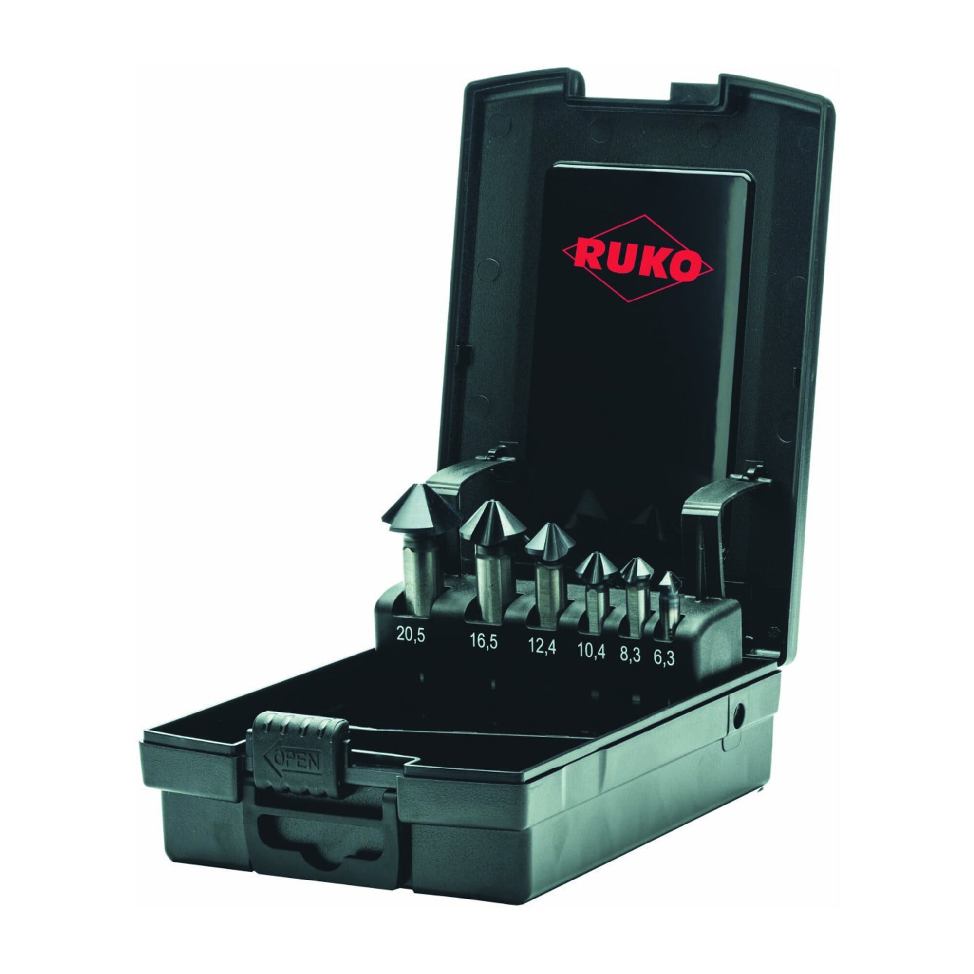 Ruko Kegelsenker RUKO Kegel- und Entgratsenker-Satz ULTIMATECUT DIN 335 Form C 90° HSS
