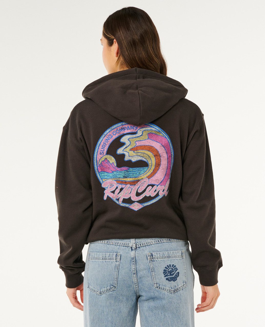 Rip Curl Kapuzenstrickjacke Lay Day Relaxed Zip Through Fleece