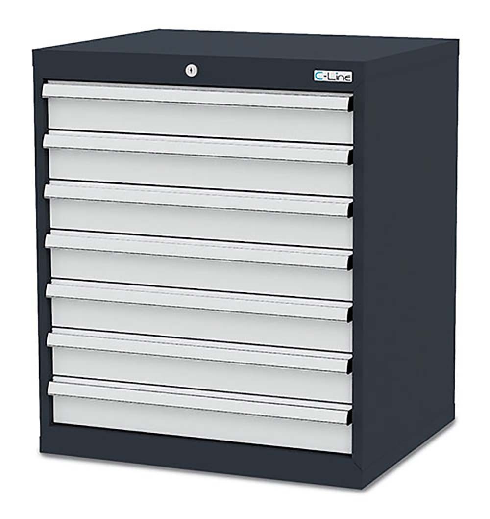 Simplaflex Werkzeugschrank Simplaflex Schubladenschrank, 7 Schubladen, BxTxH 700x575x820 mm