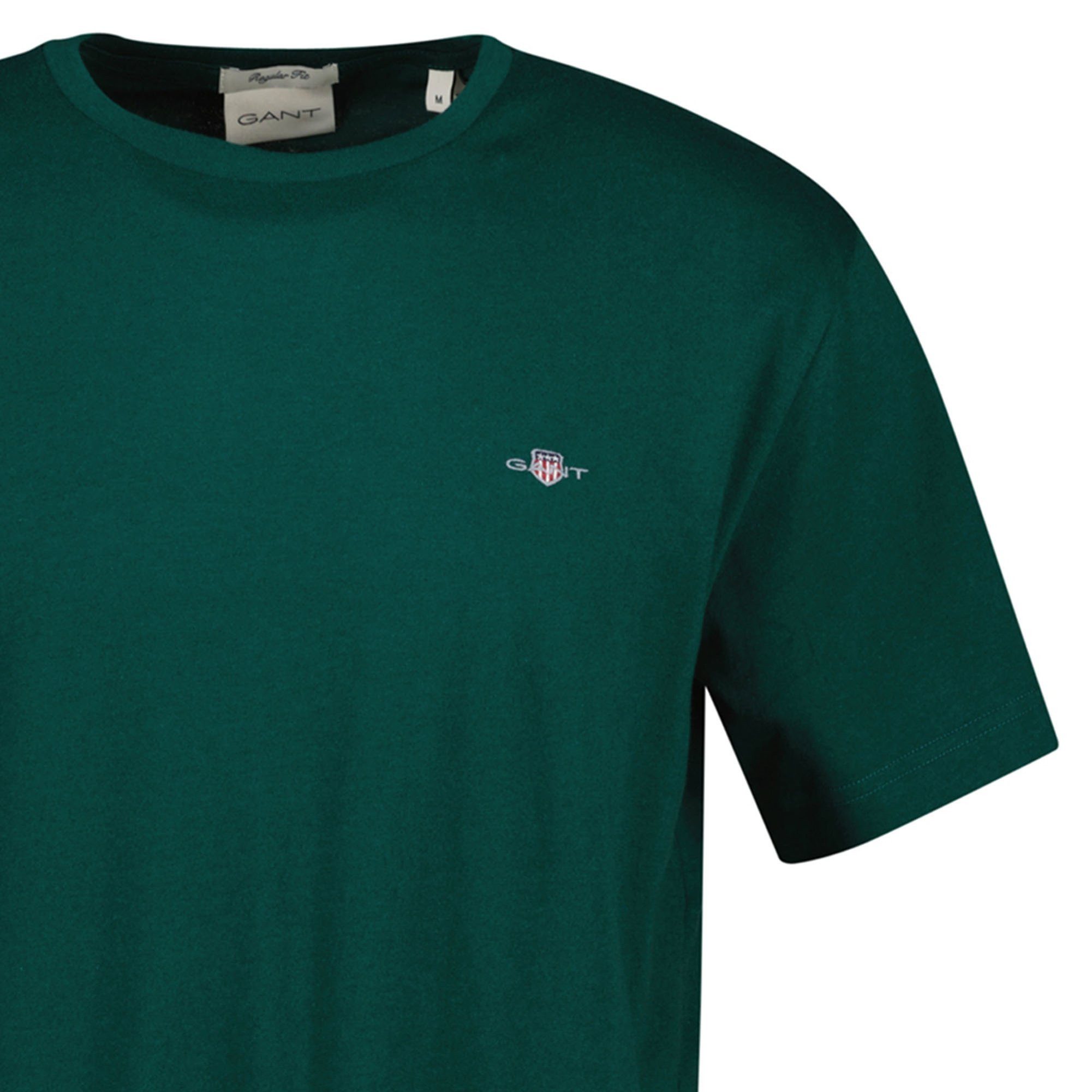 Gant T-Shirt Herren T-Shirt 1er Pack Baumwolle Reg Shield (Packung, 1er Pack) – Bild 2 von 3