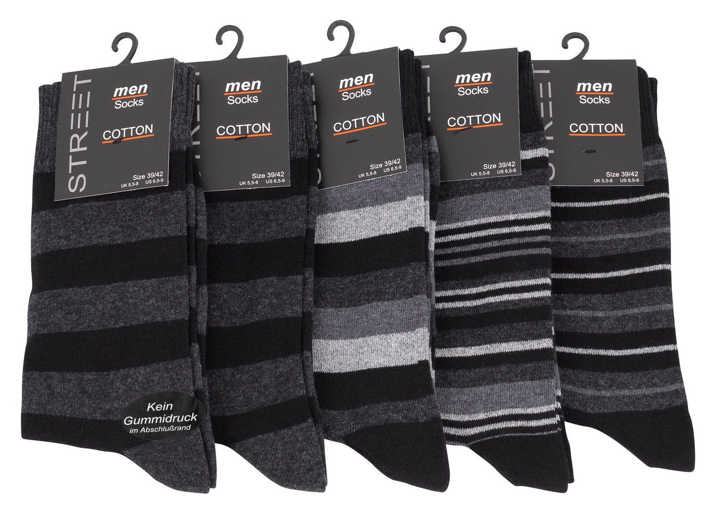 Vincent Creation® Socken (10-Paar) in angenehmer Baumwollqualität – Bild 3 von 5