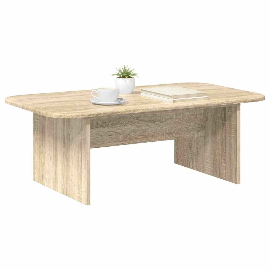 vidaXL Couchtisch Couchtisch Sonoma-Eiche 93 x 53 x 33 cm Holzwerkstoff (1- günstig online kaufen