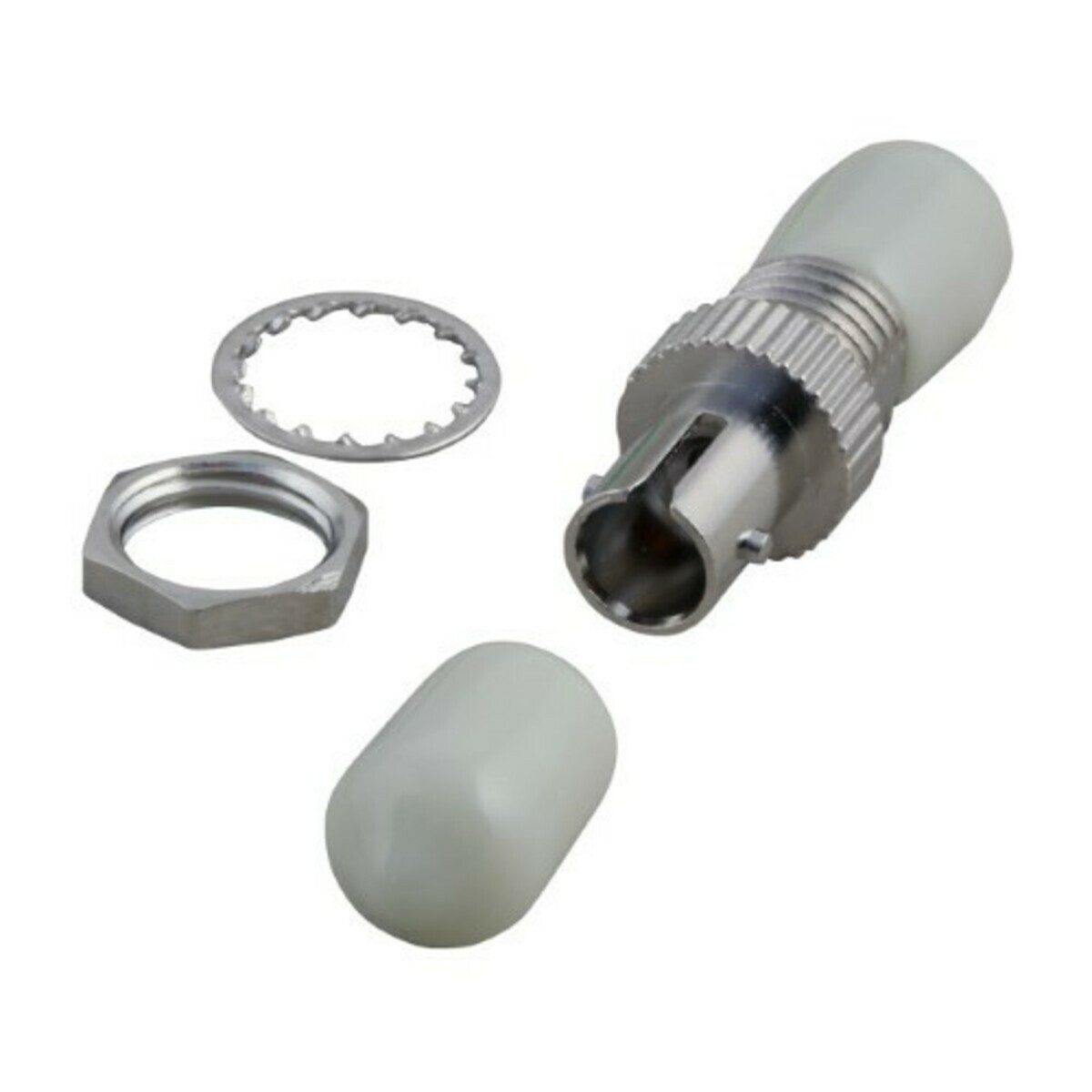 Danicom Multimode Kupplung ST-ST simplex mit Metallhülse Glasfaserkabel