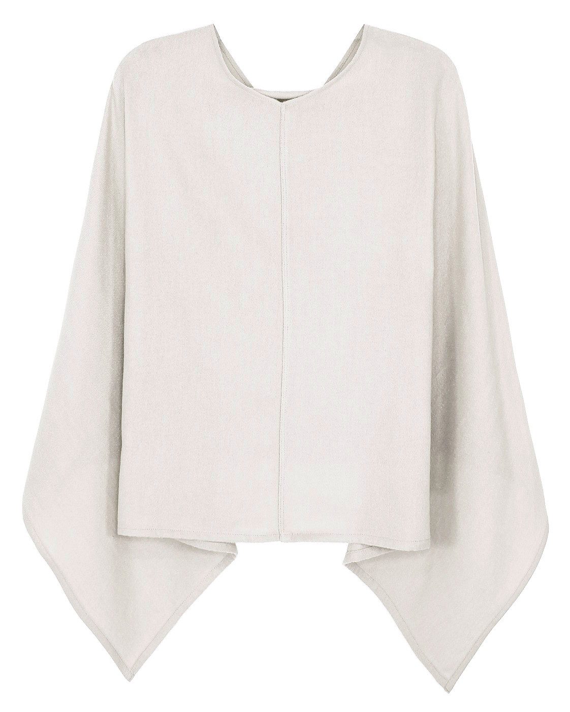 dy_mode Strickponcho Damen Poncho in Unifarben Weiches Strickponcho Cape He günstig online kaufen