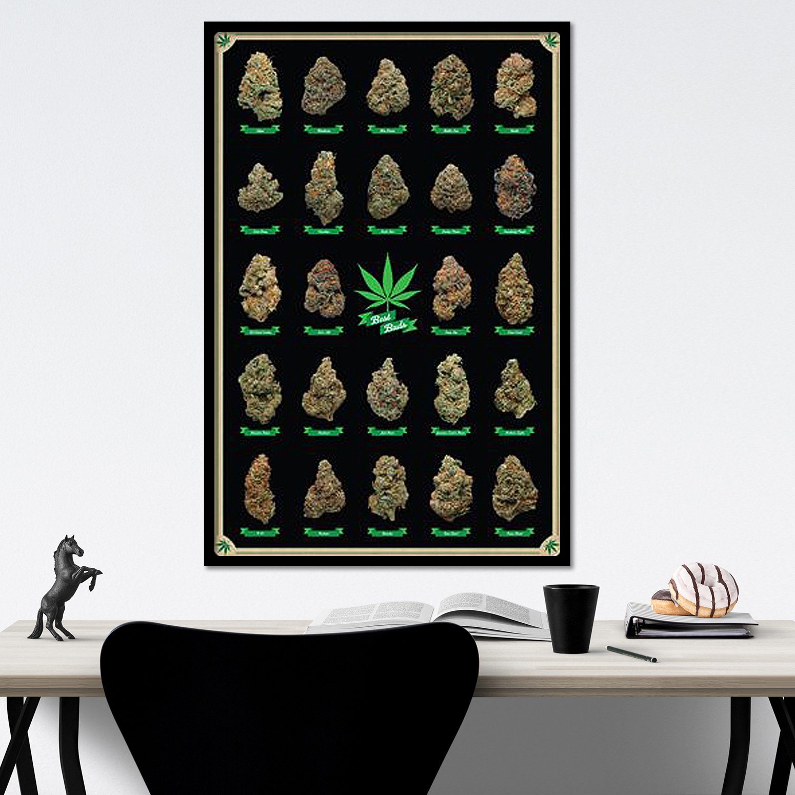 Close Up Poster Cannabis Poster Best günstig online kaufen