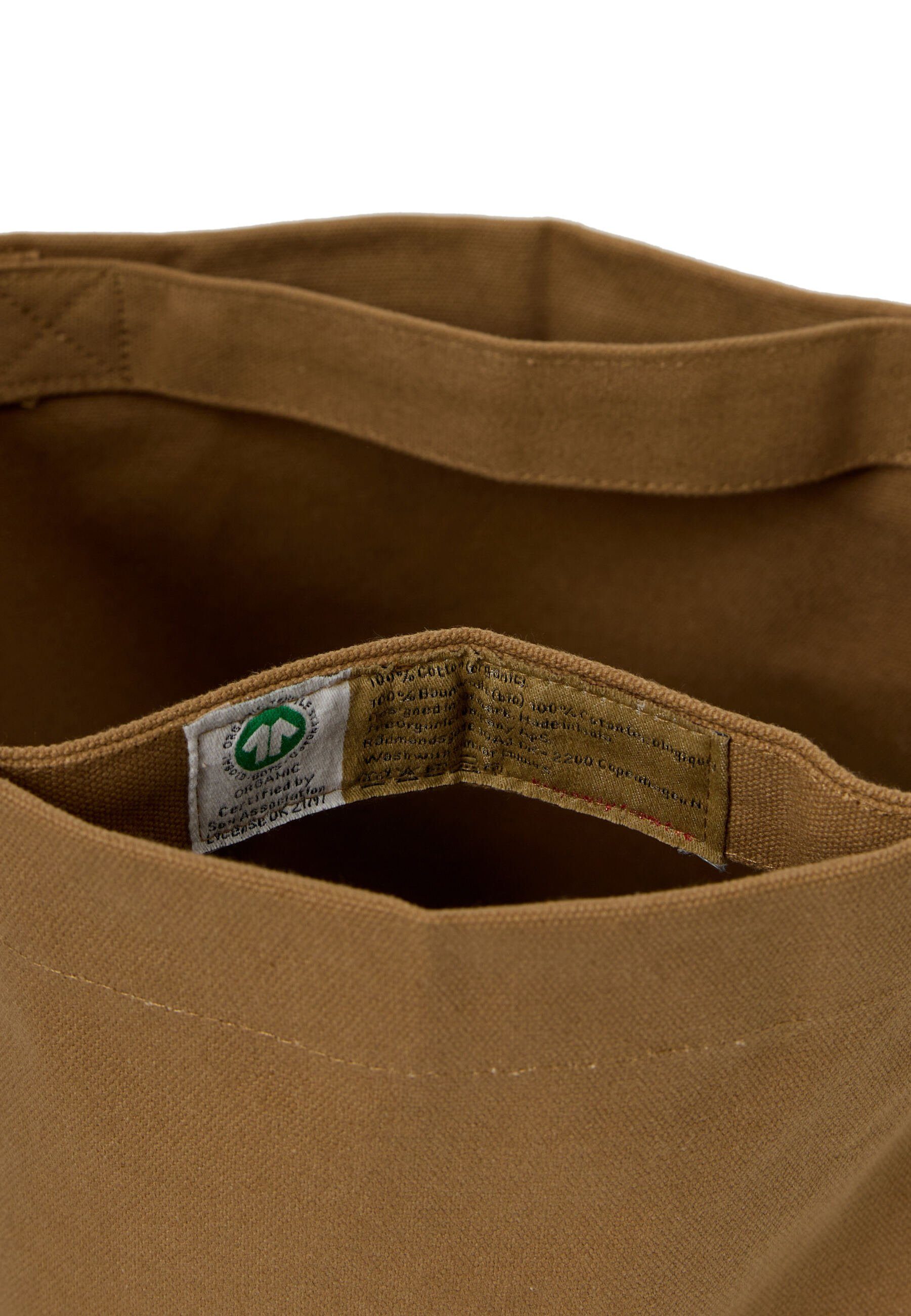 Meine Company Khaki GOTS The Organic zertifizierte Organische Tasche, Beuteltasche Bio-Baumwolle