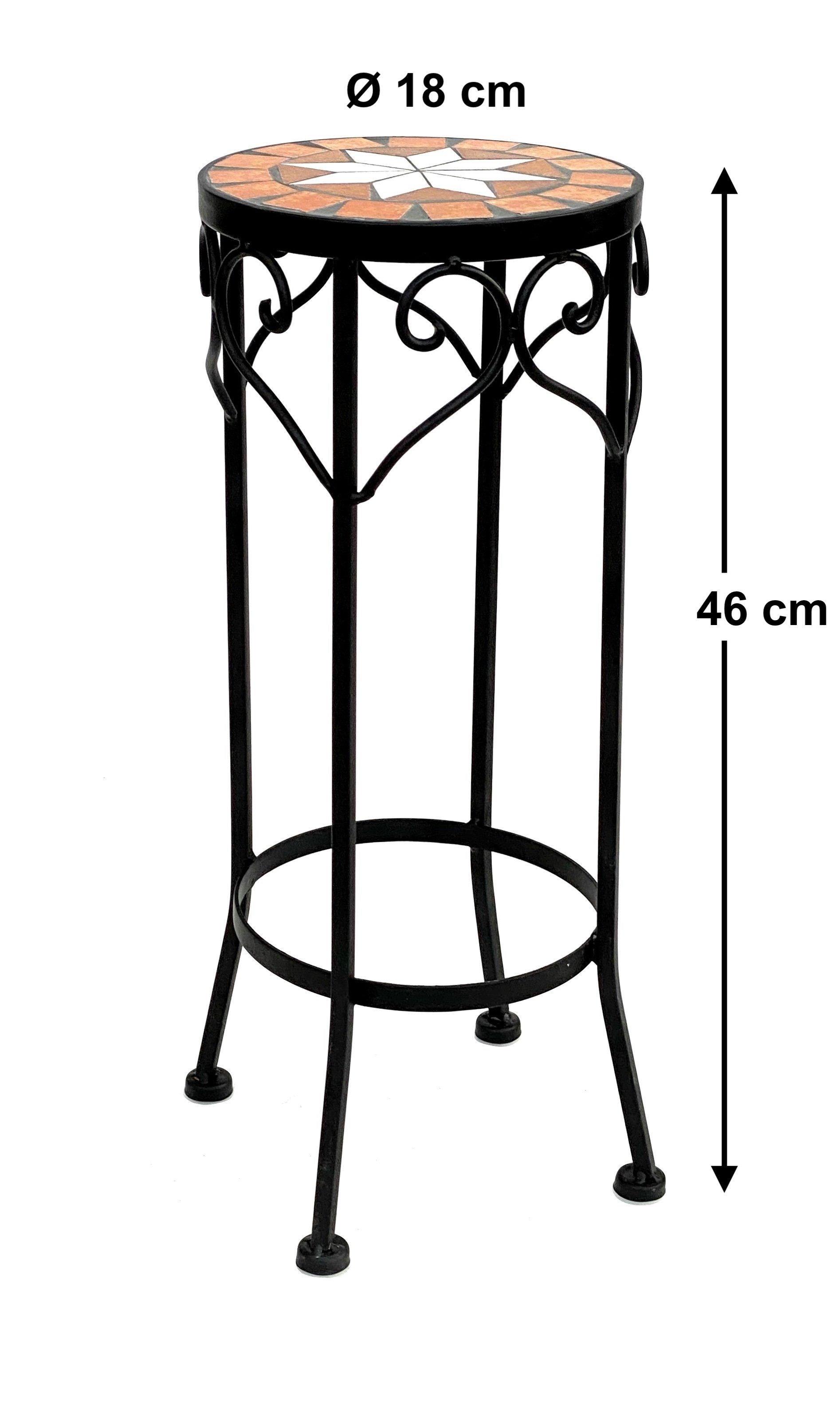 DanDiBo Blumenhocker Mosaik Rund Blumenständer 12011 günstig online kaufen