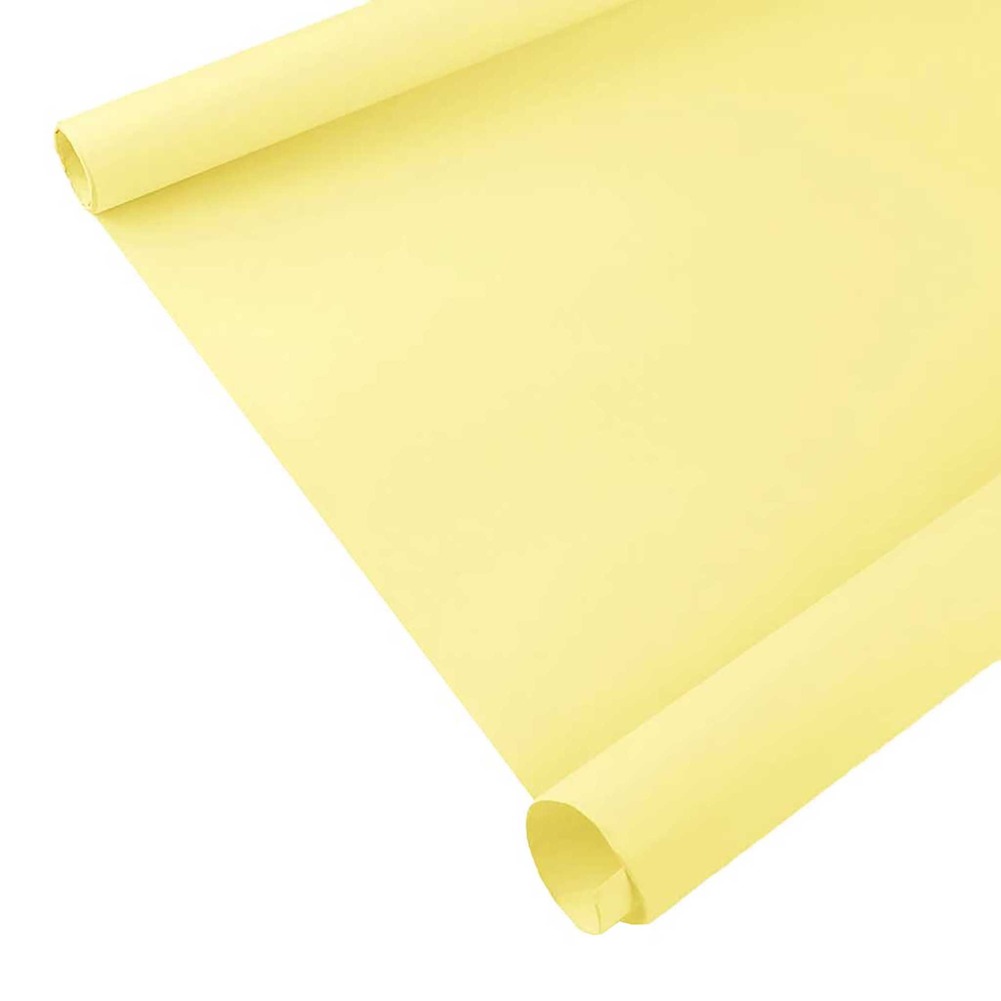 maDDma Geschenkpapier Geschenkpapier uni matt 1 Rolle Dekopapier Verpackungspapier, hellgelb