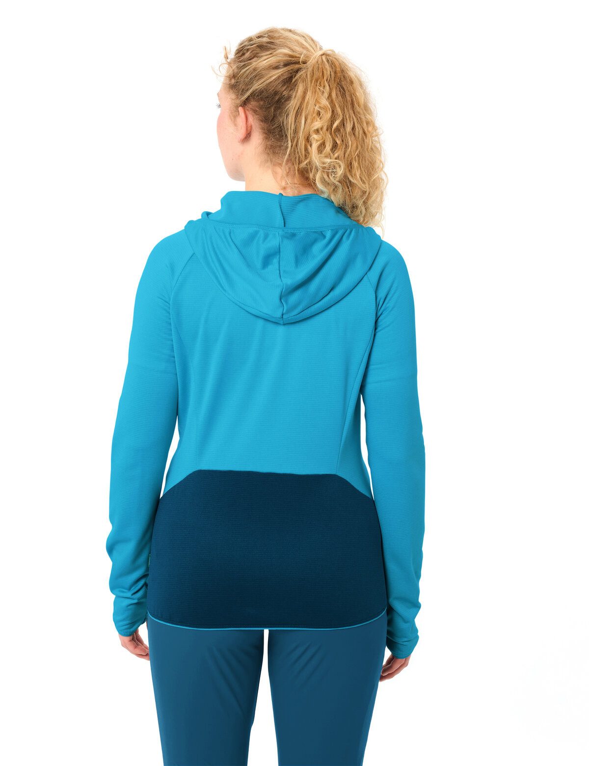 VAUDE Fleecejacke WOMEN'S TEKOA FLEECE JACKET II sportlicher Stil, mit Kapuze und hochschließendem Kragen