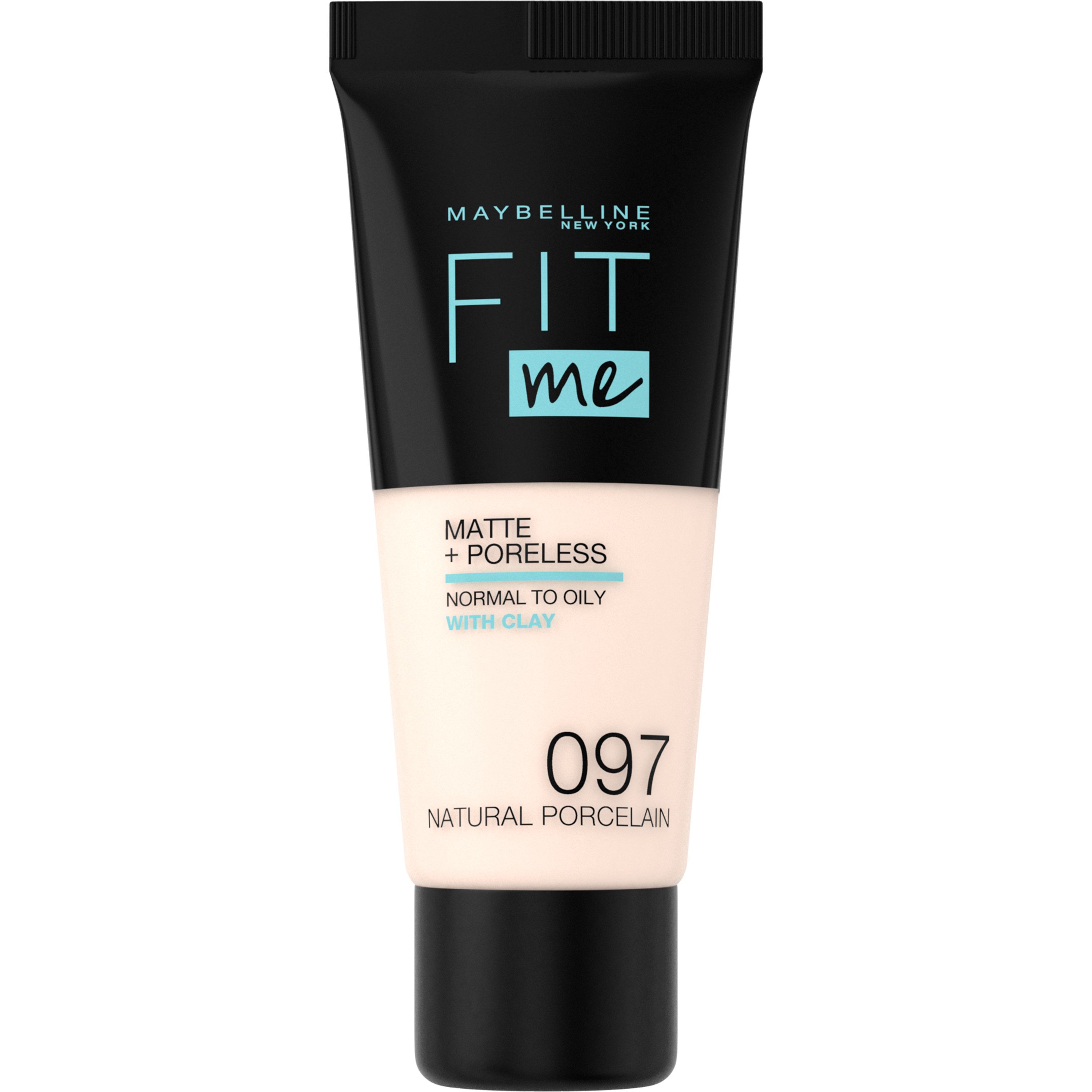 MAYBELLINE NEW YORK Foundation FIT ME! MATTE + PORELESS MAKE-UP, für einen natürlich mattierten Teint, leichte bis mittlere Deckkraft