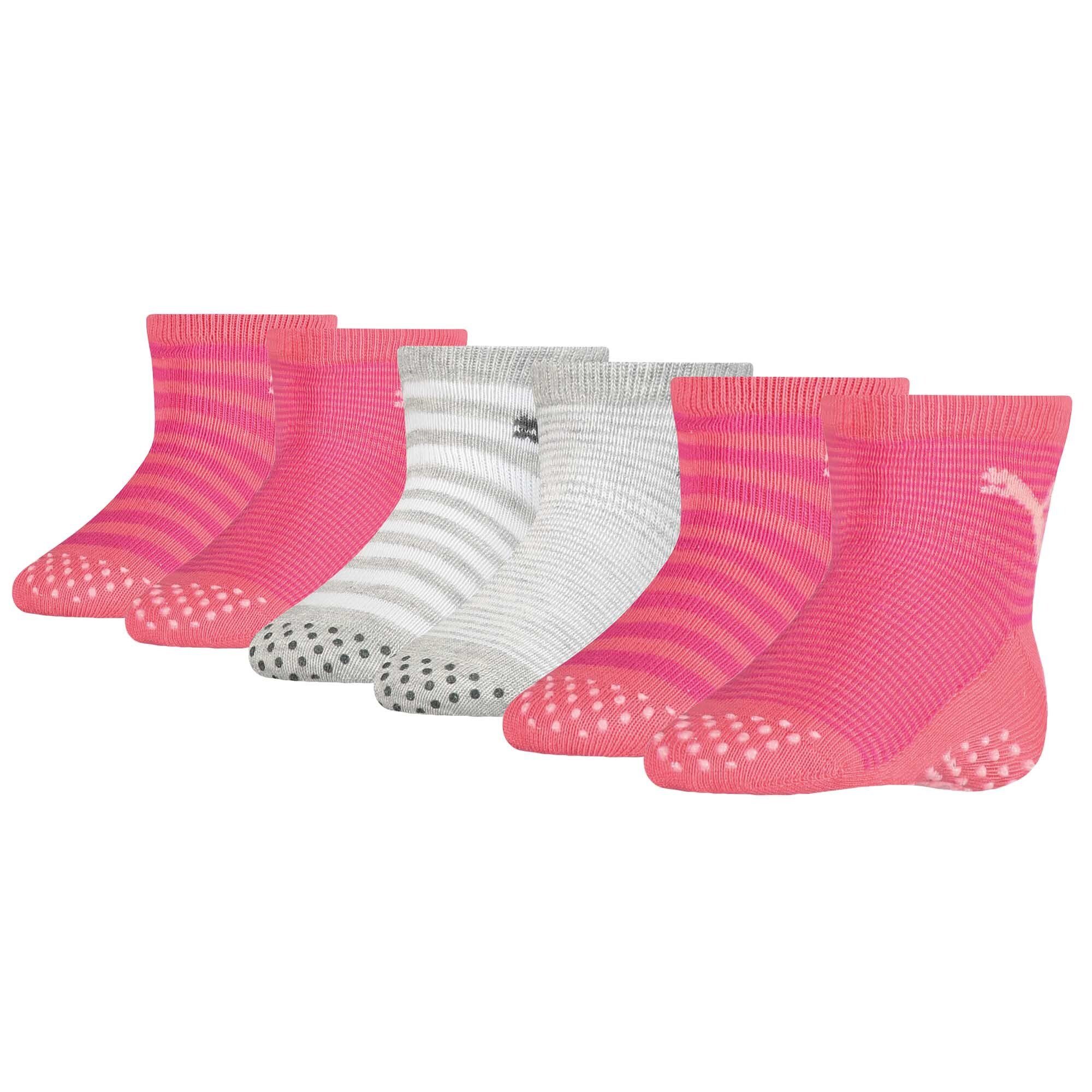 PUMA Kurzsocken Baby Unisex Socken, 6er Pack - PUMA BABY SOCK ABS