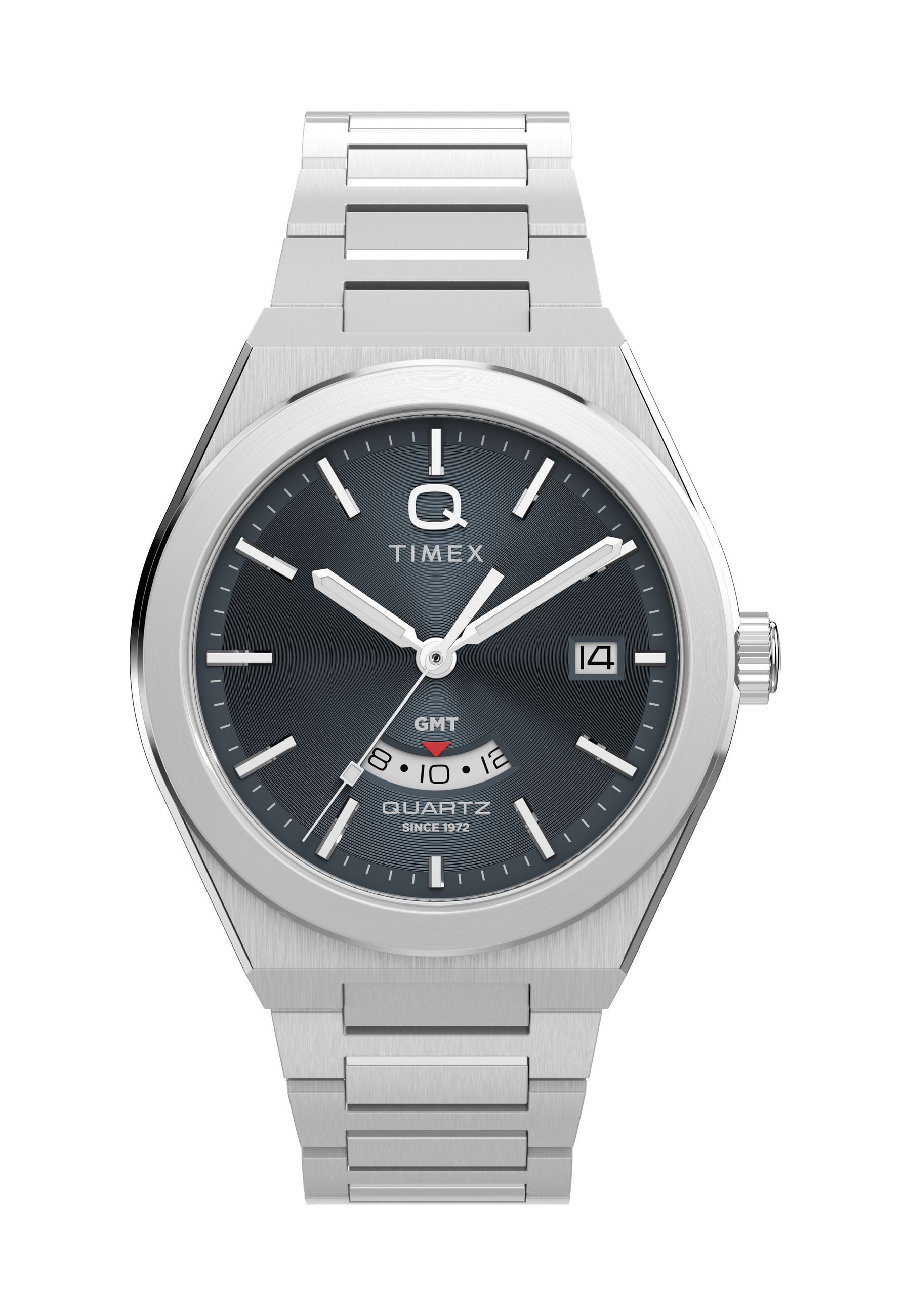 Timex Quarzuhr Q Timex Continental GMT, (1-tlg., Not a set – not applicable to this product), Quarz Analog