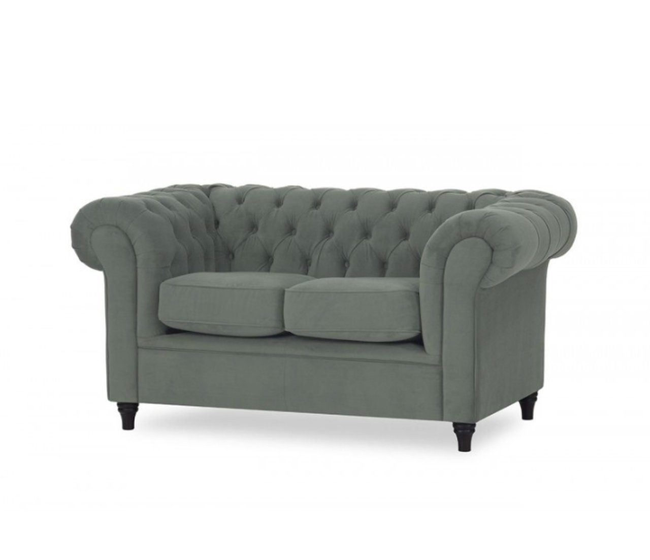 Sofas Zweisitzer-Sofa elegantes Chesterfield-Stil Siblo 2-Sitzer im gestepptes 2-Sitzer Sofa 2 - Linda - - Steppsofa - Sofa