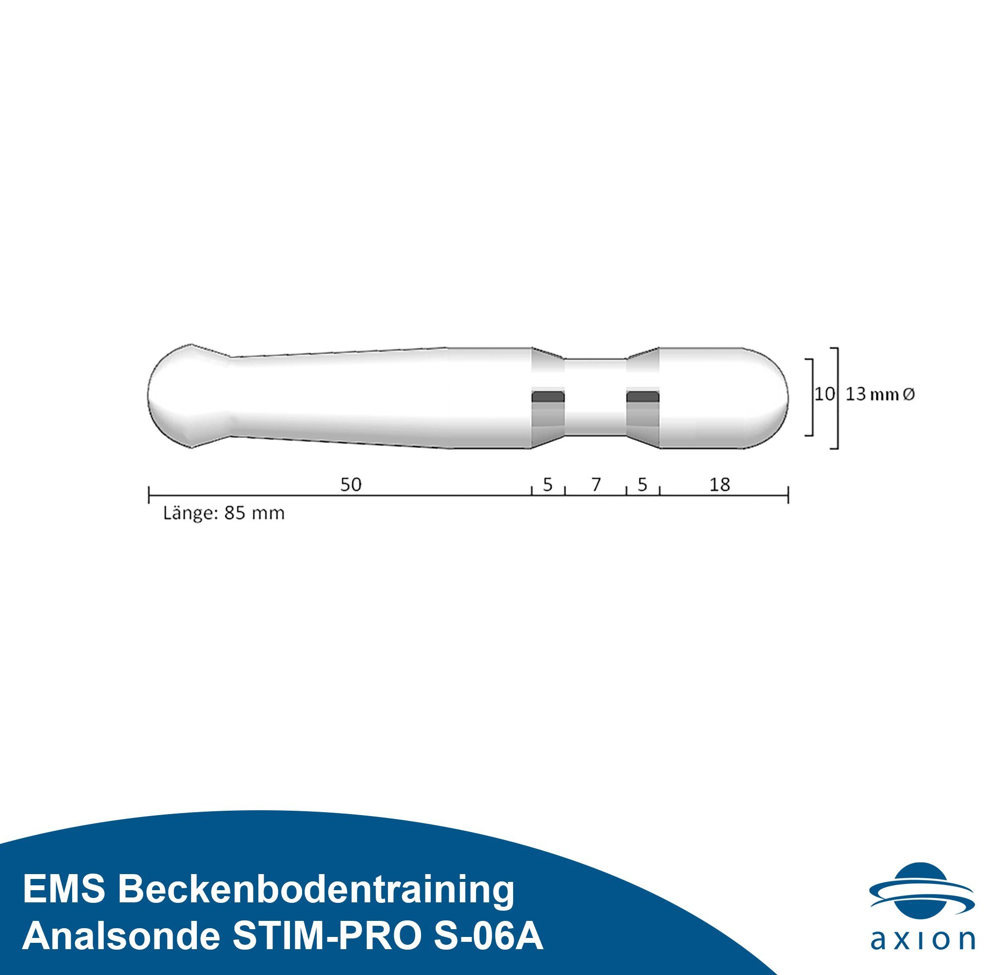 zur STIM-PRO von Beckenboden-Elektrostimulationsgerät (EMS Inkontinenz, erforderlich) Gerät Analsonde 6A EMS-Behandlung Axion