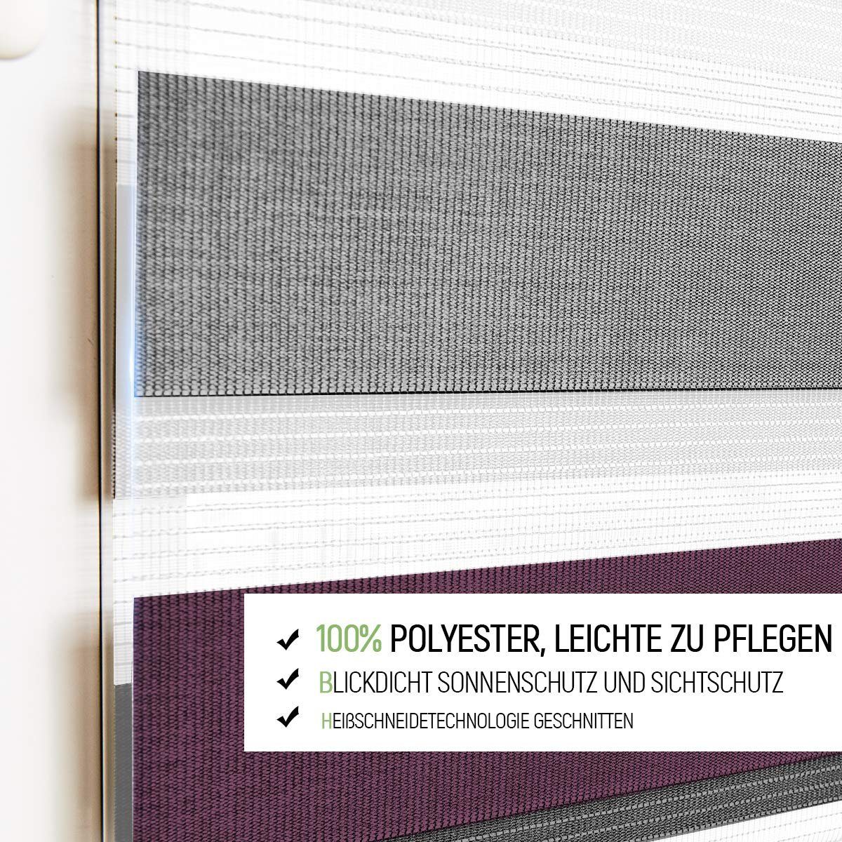 Doppelrollo doppelrollo Klemmfix ohne Bohren, OUBO, verdunkelnd, verspannt, günstig online kaufen