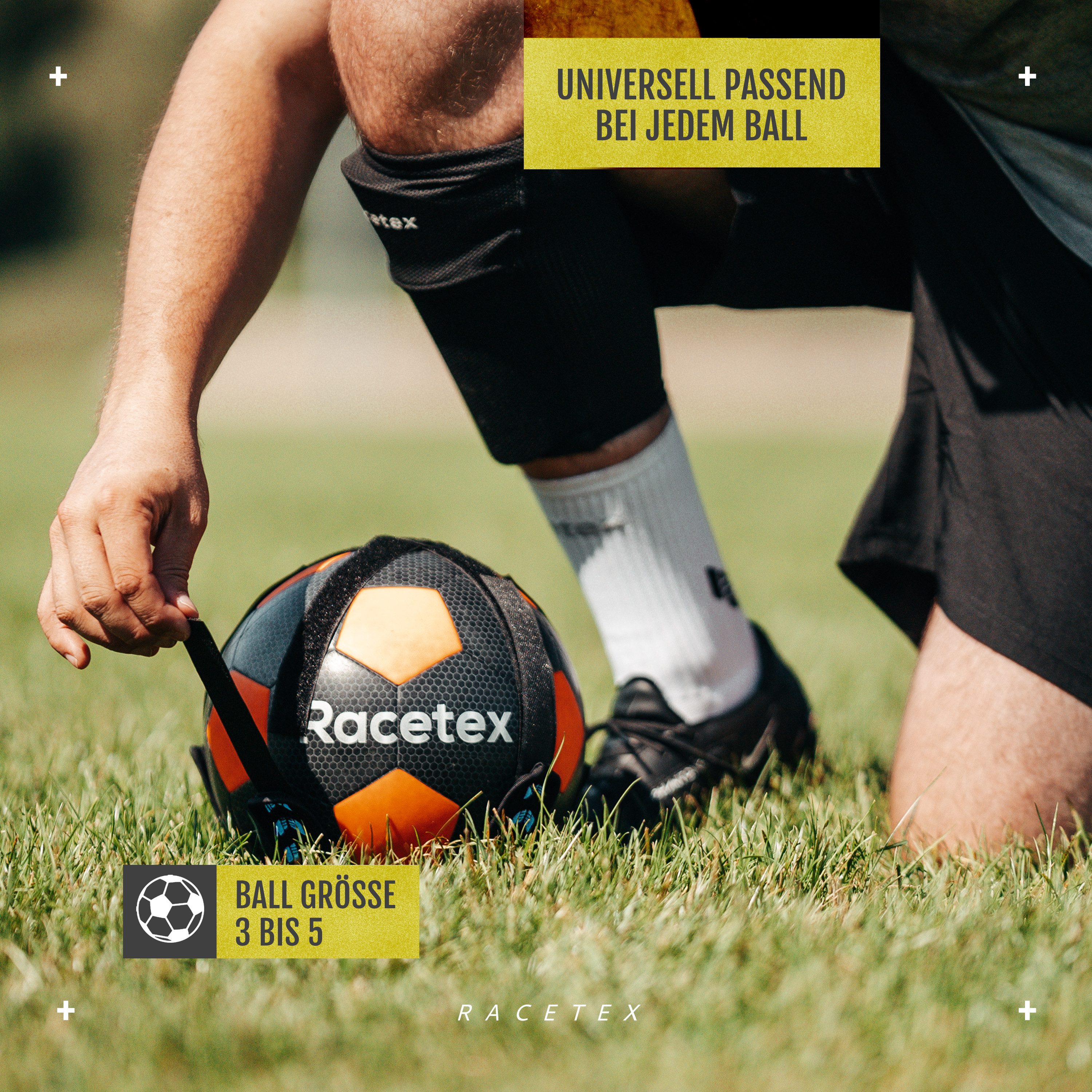 Racetex Fußballtor Racetex Fussballtrainer mit Schnur - Trainingsgerät, ⚽UNSERE EMPFEHLUNG FÜR GESCHENKE