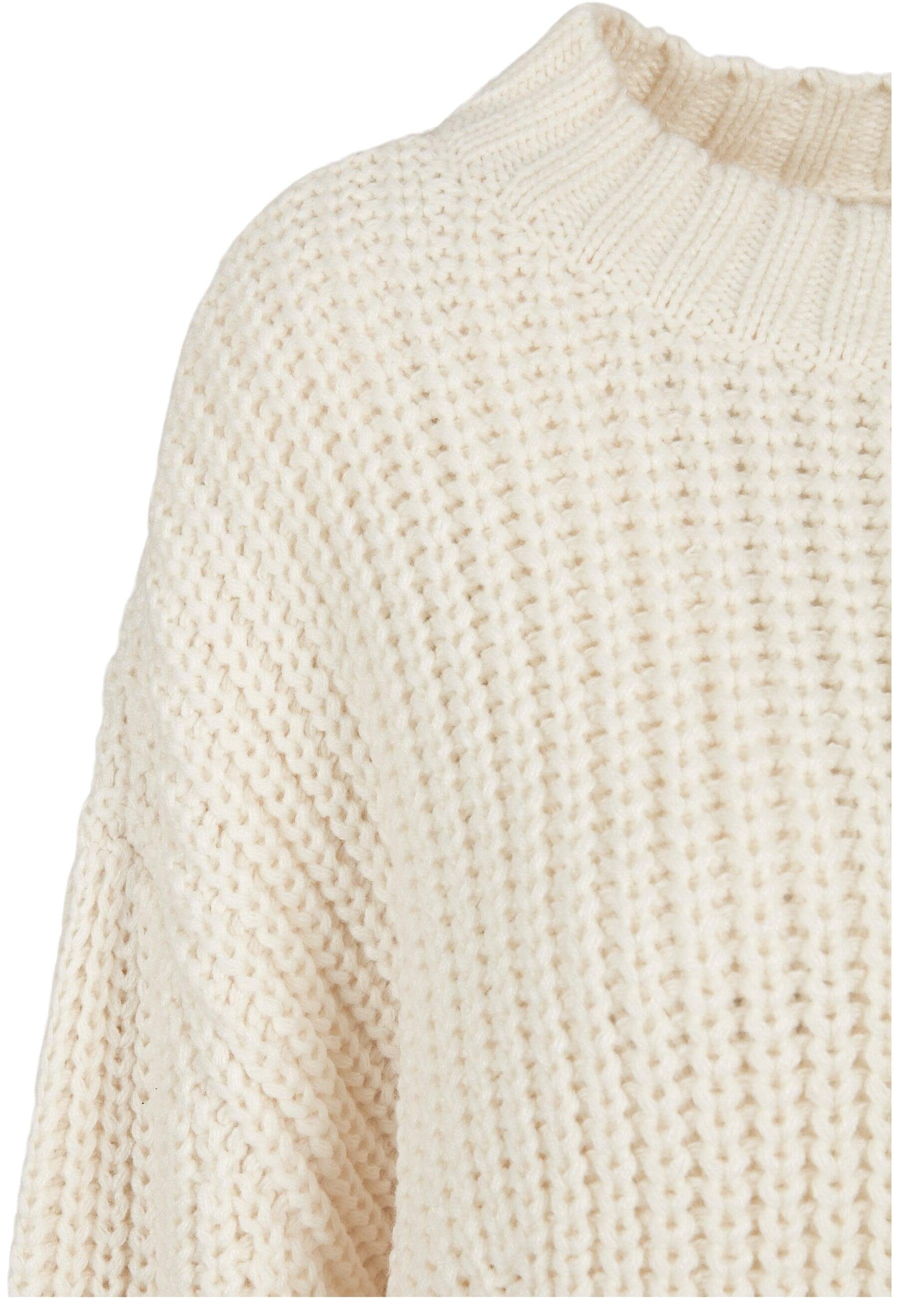 Sweater Kapuzenpullover Ladies (1-tlg) Oversize whitesand Wide URBAN Damen CLASSICS