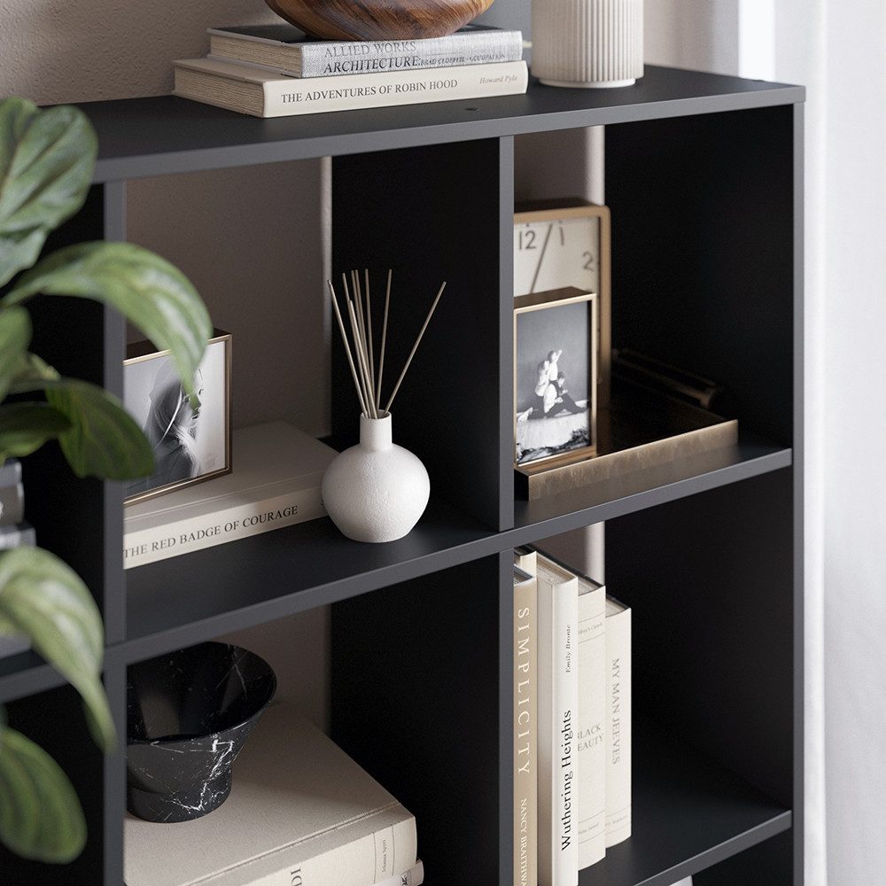 Vicco Raumteiler Nove, Schwarz, 104 x 108 cm günstig online kaufen